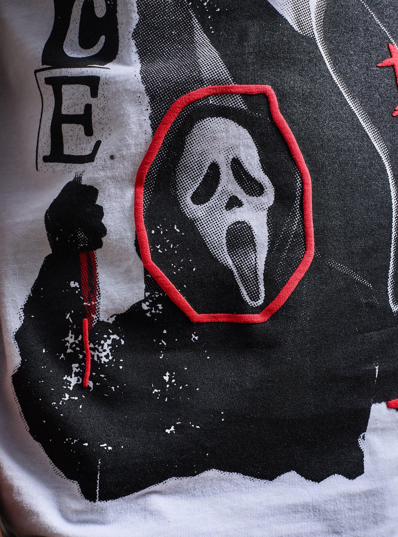 Ghost Face Tonal Portrait Ransom Text T-Shirt - BoxLunch Exclusive