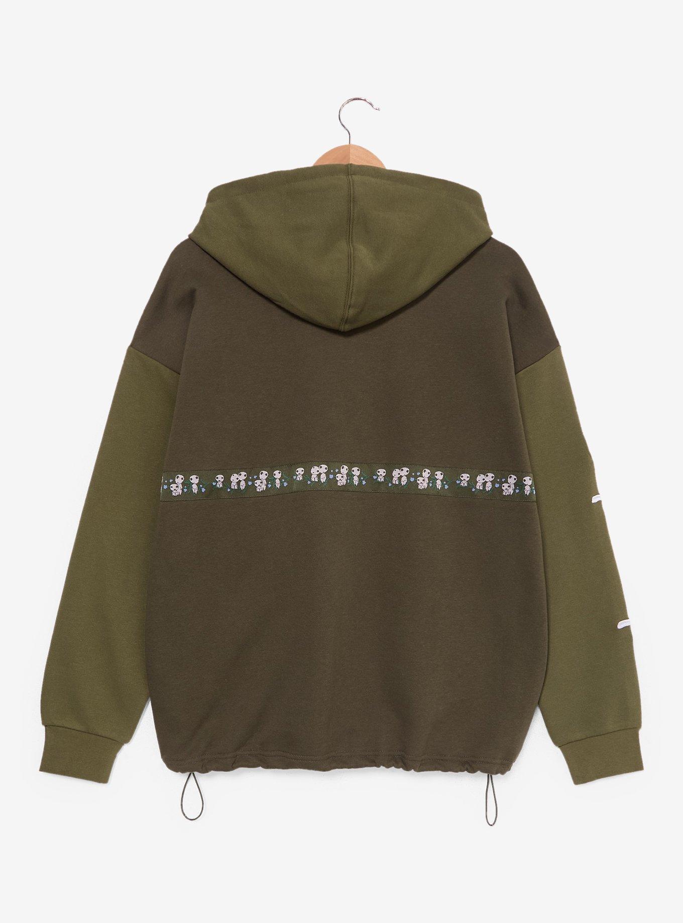 Studio Ghibli® Princess Mononoke Contrast Hoodie — BoxLunch Exclusive, , hi-res