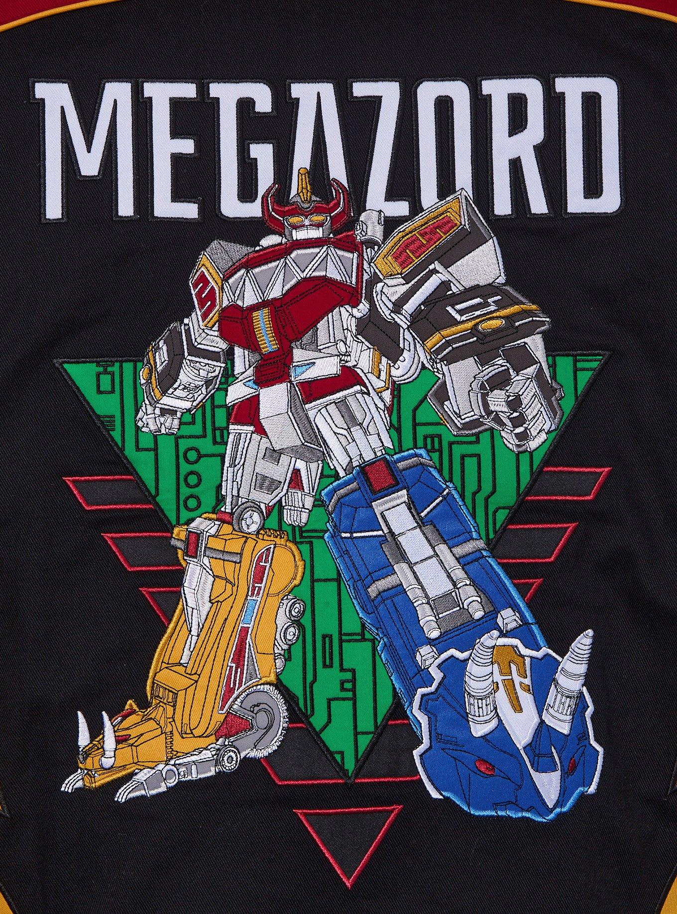 Mighty Morphin Power Rangers Moto Jacket - BoxLunch Exclusive, BLACK, alternate