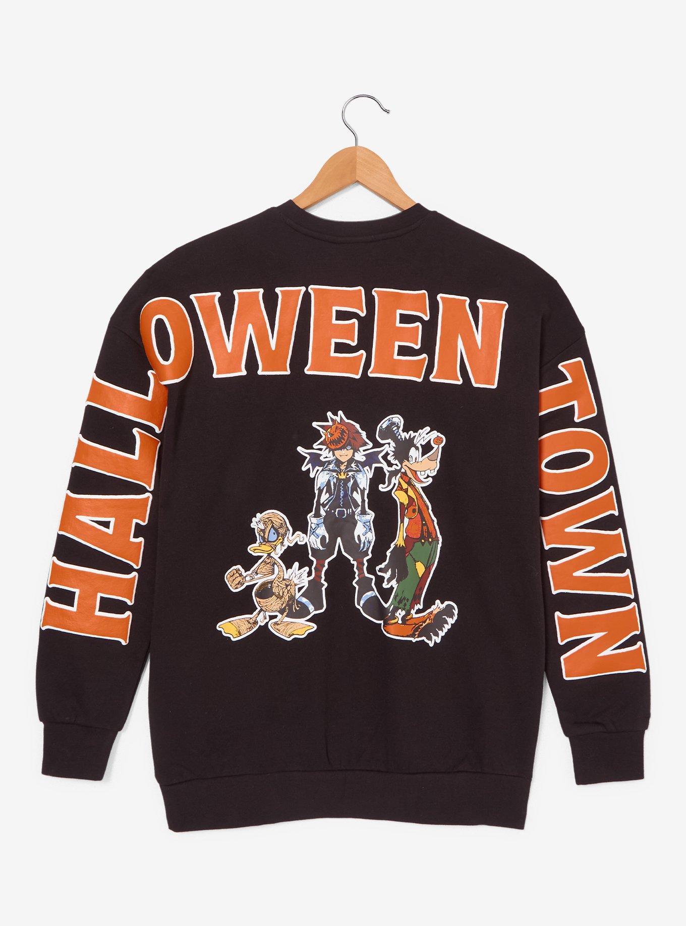 Disney Kingdom Hearts Halloween Town Crewneck - BoxLunch Exclusive, , hi-res