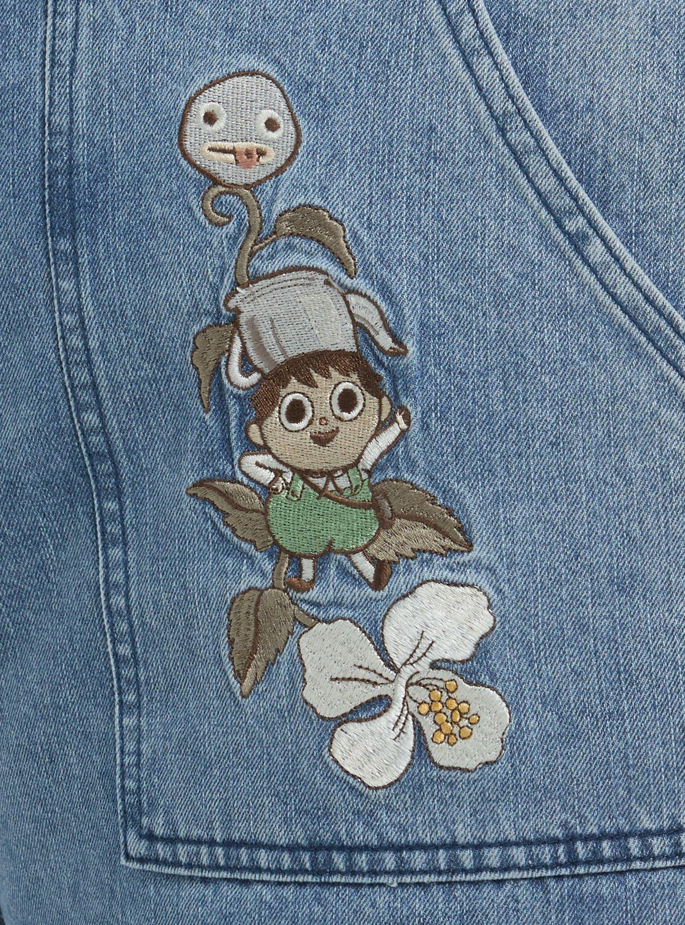 Over The Garden Wall Wirt & Greg Belted Wide Leg Jeans Plus Size, MULTI, alternate