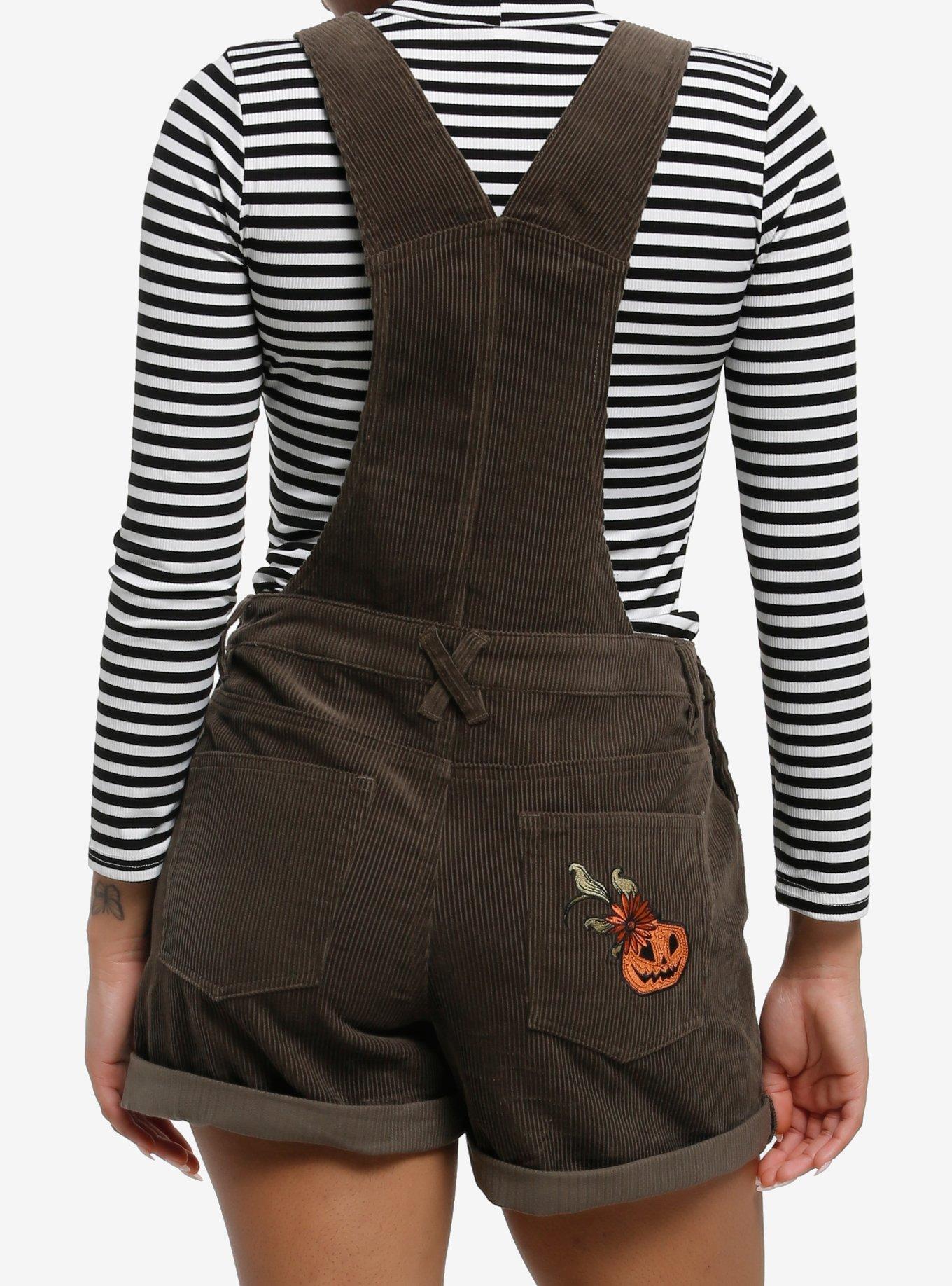 The Nightmare Before Christmas Jack & Zero Corduroy Shortalls, MULTI, alternate