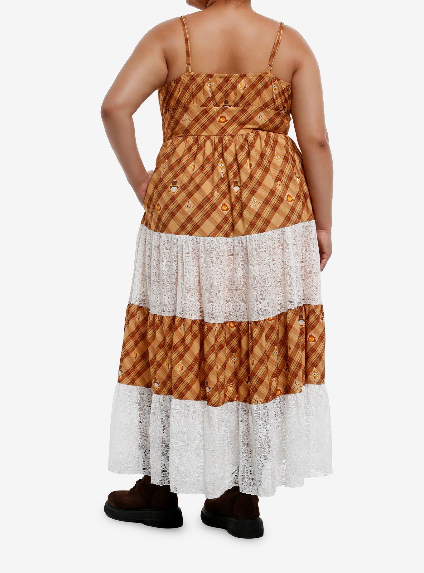 Her Universe Studio Ghibli® Howl's Moving Castle Icons Lace Panels Maxi Dress Plus Size, , hi-res