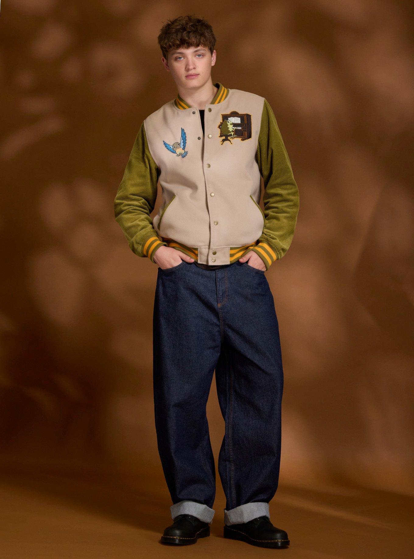 Over The Garden Wall Characters Varsity Jacket, MULTI, alternate