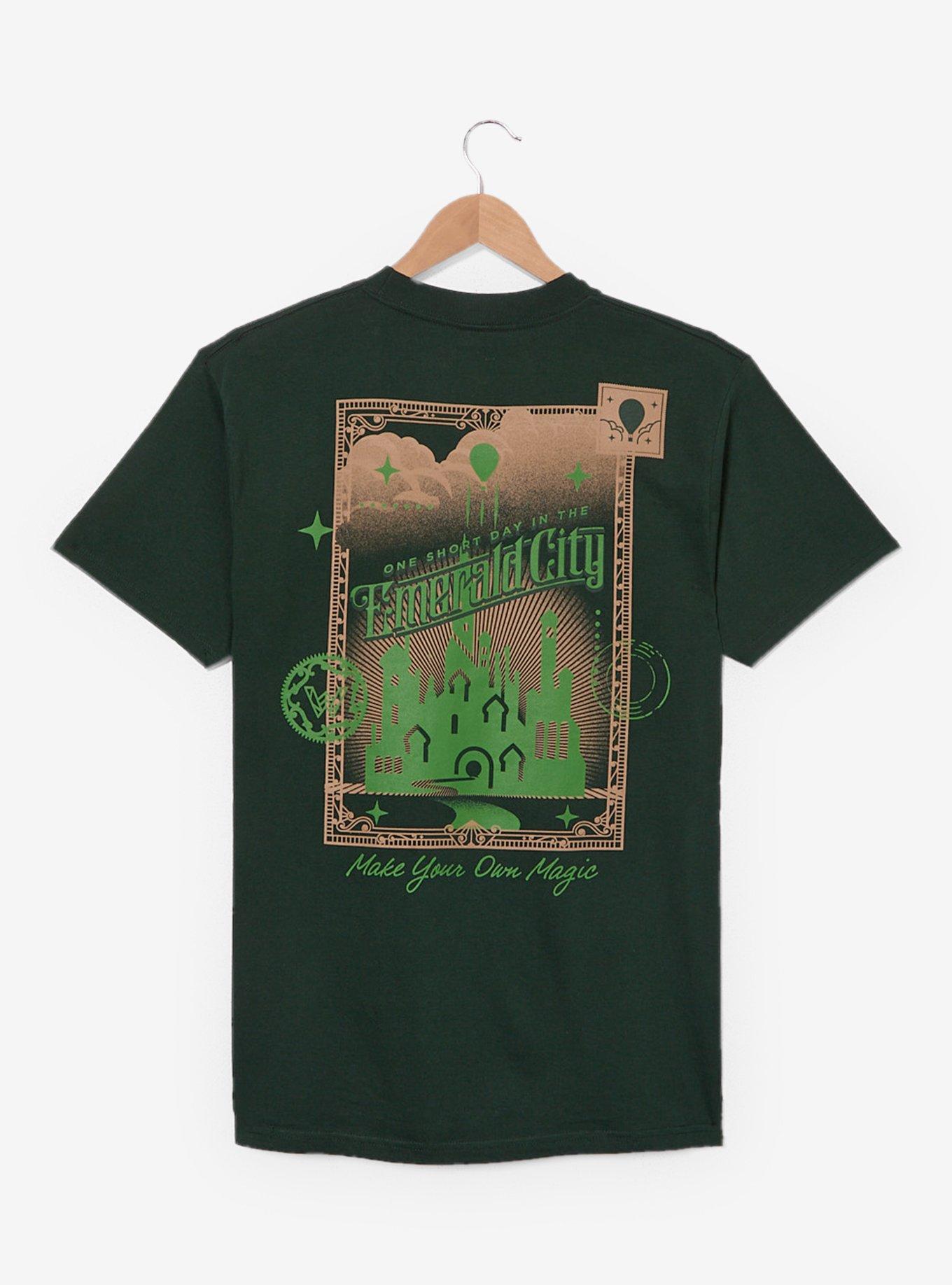 Wicked Emerald City Postcard T-Shirt - BoxLunch Exclusive, , hi-res