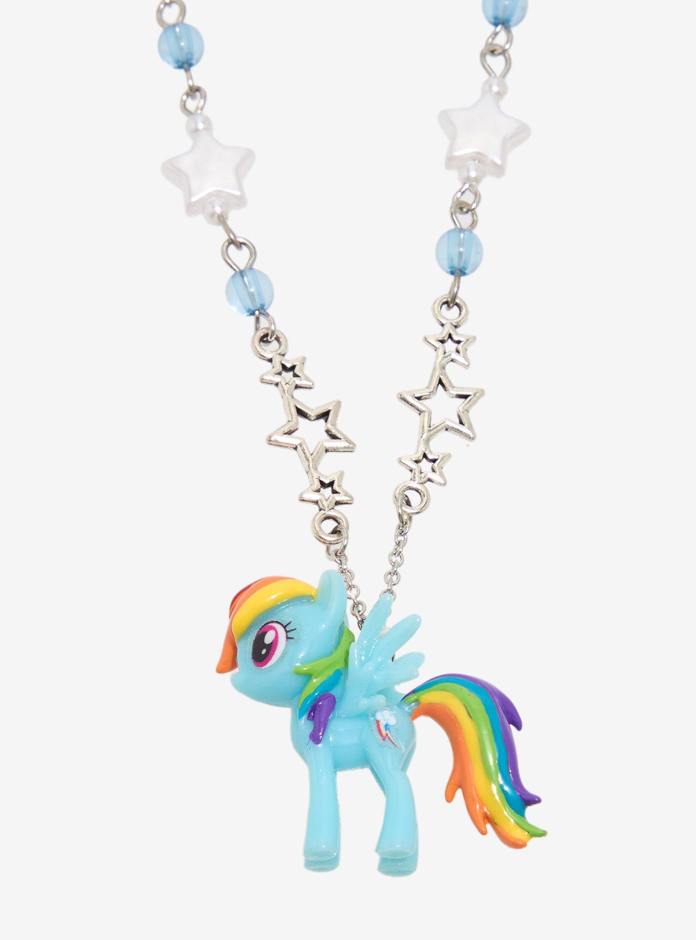 My Little Pony Rainbow Dash Bow Necklace, , alternate