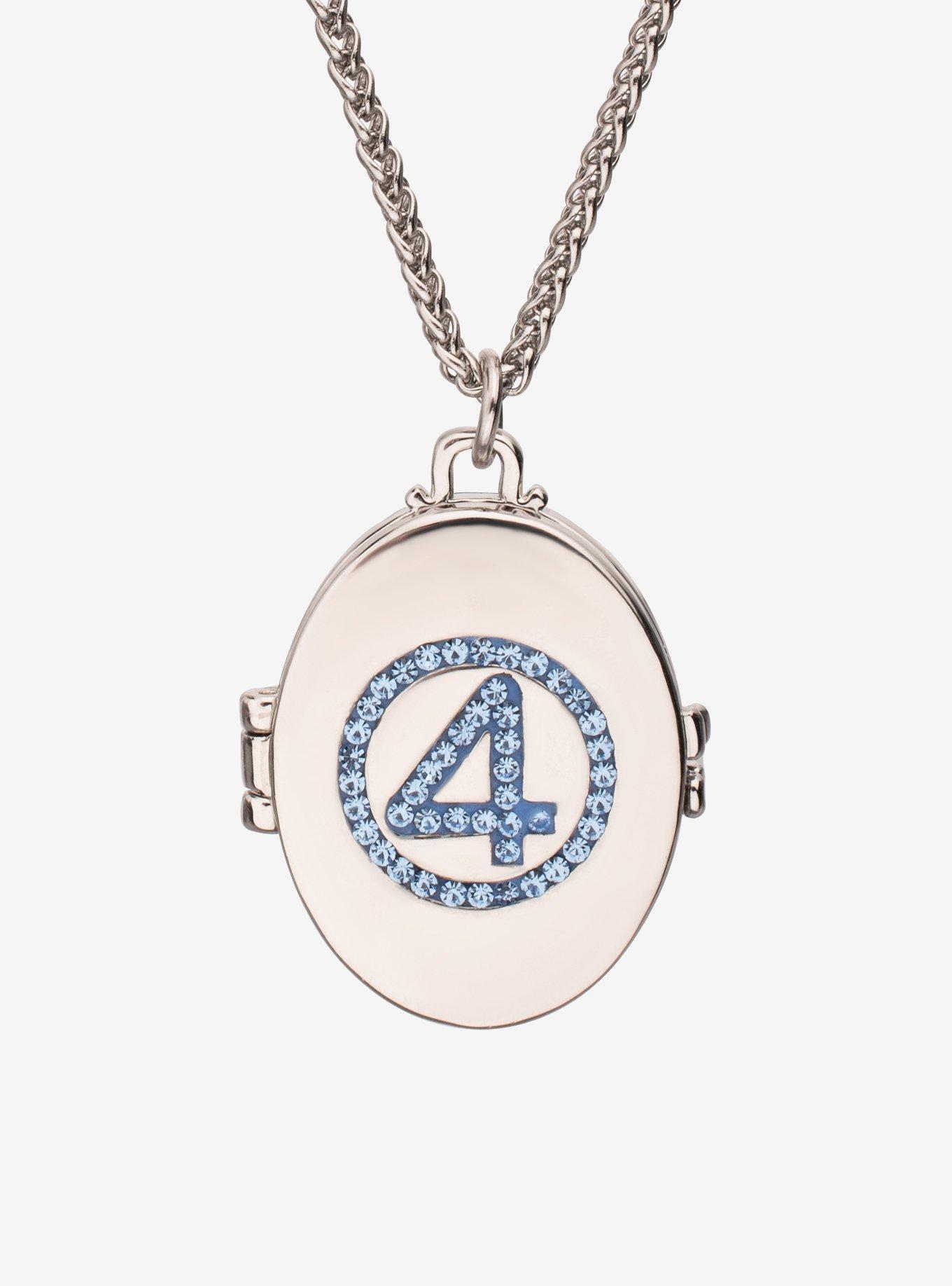Marvel The Fantastic Four: First Steps Mister Fantastic Rhinestone Locket Necklace, , alternate