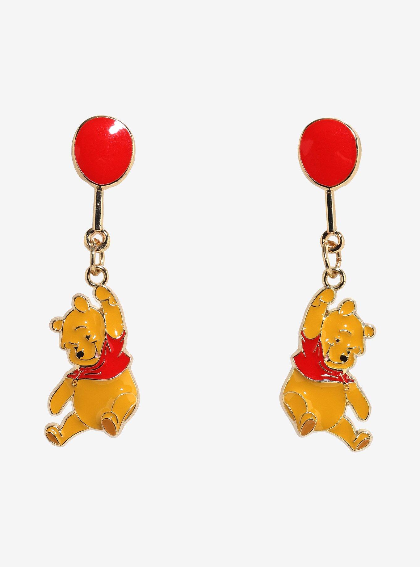 Disney Winnie The Pooh Balloon Drop Earrings, , hi-res