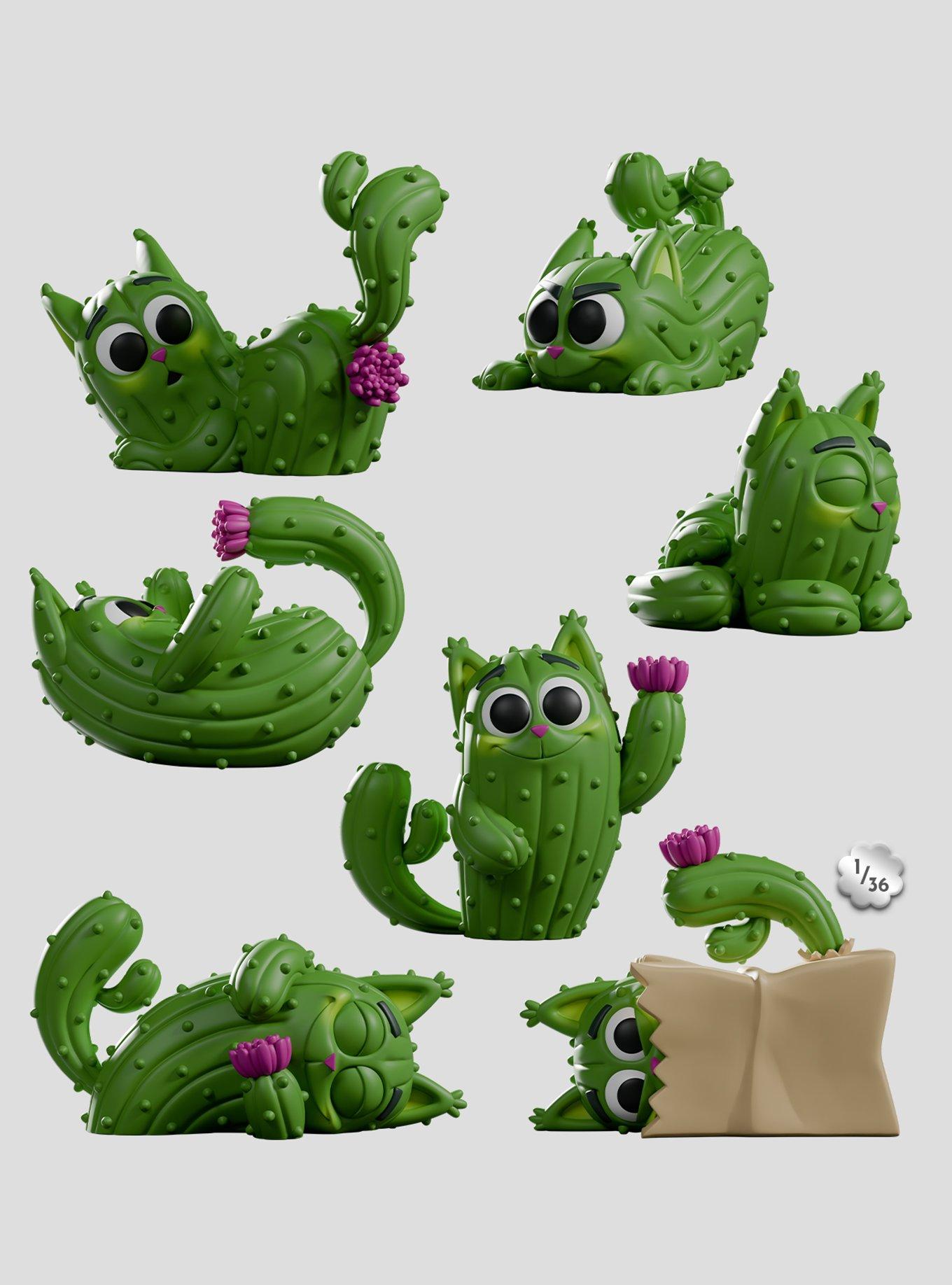 Kaleidos Creative Pricklepuss The Cactus Cat Blind Box Figure, , hi-res