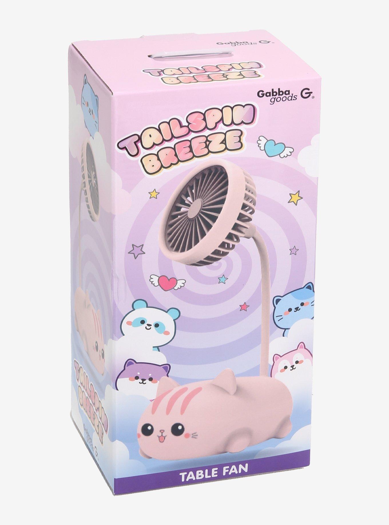 Tailspin Breeze Pink Cat Table Fan, , alternate