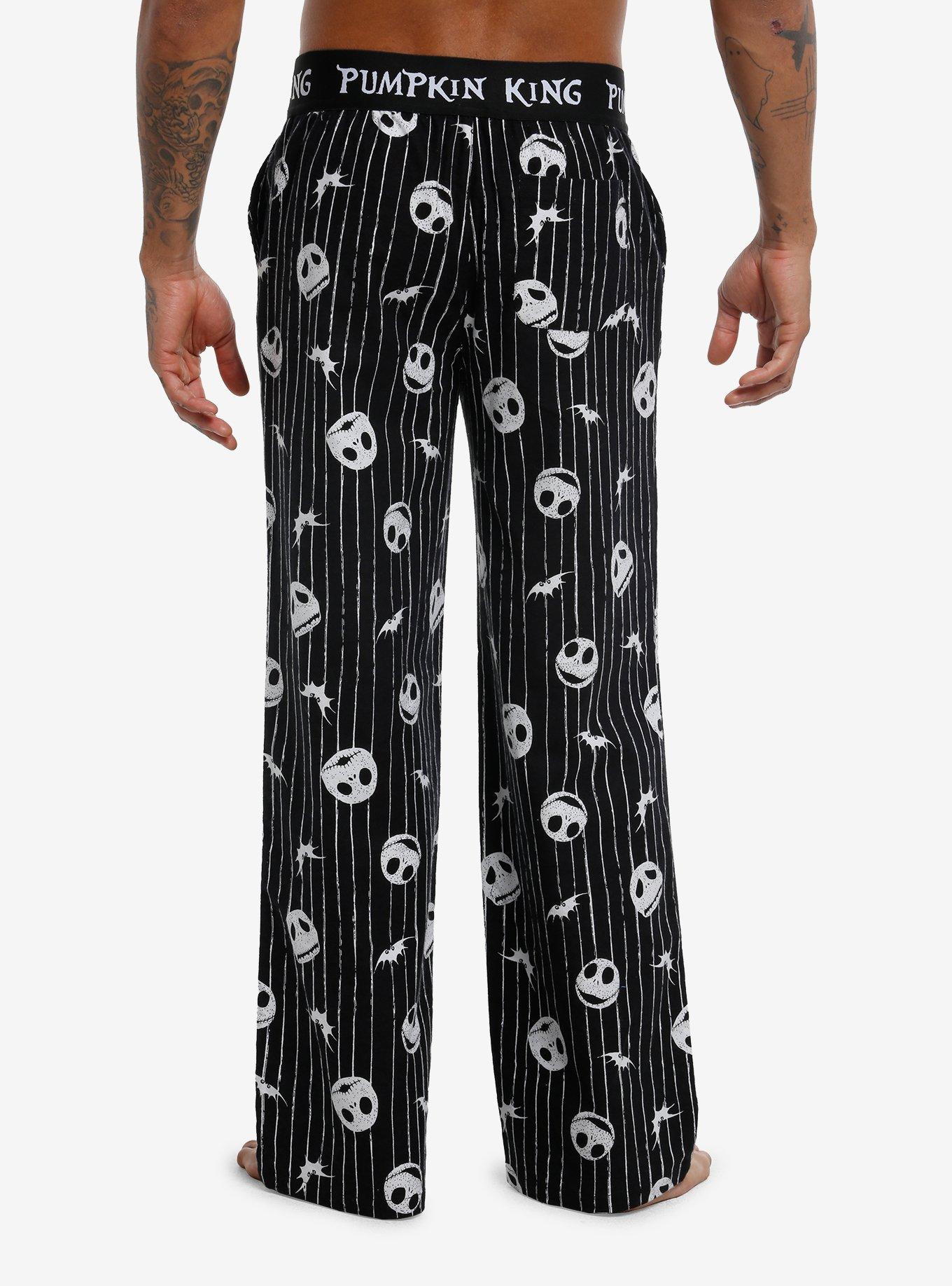 The Nightmare Before Christmas Jack Skellington Stripe Girls Pajama Pants, , hi-res