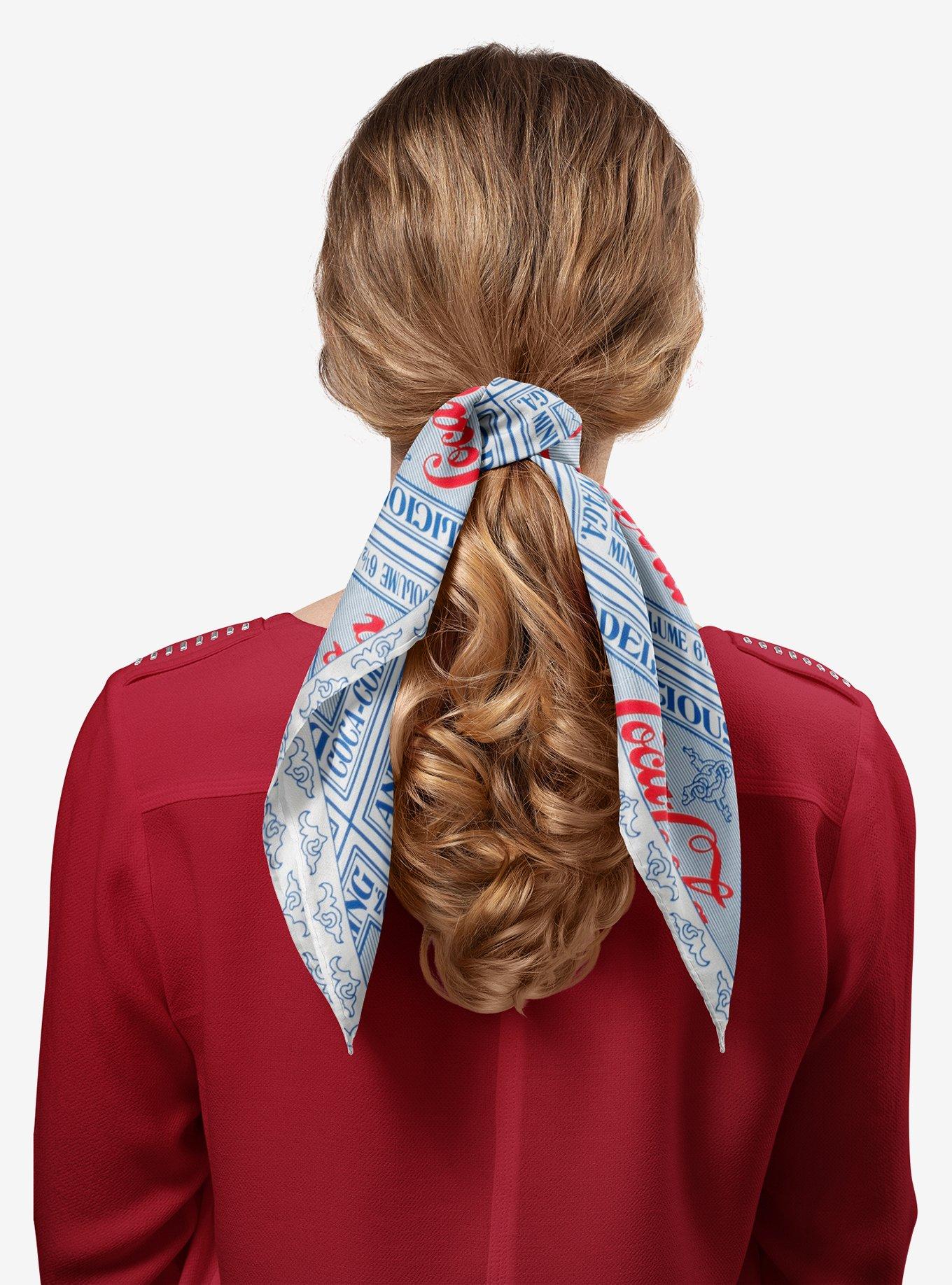 Coca-Cola Print Satin Scarf, , hi-res