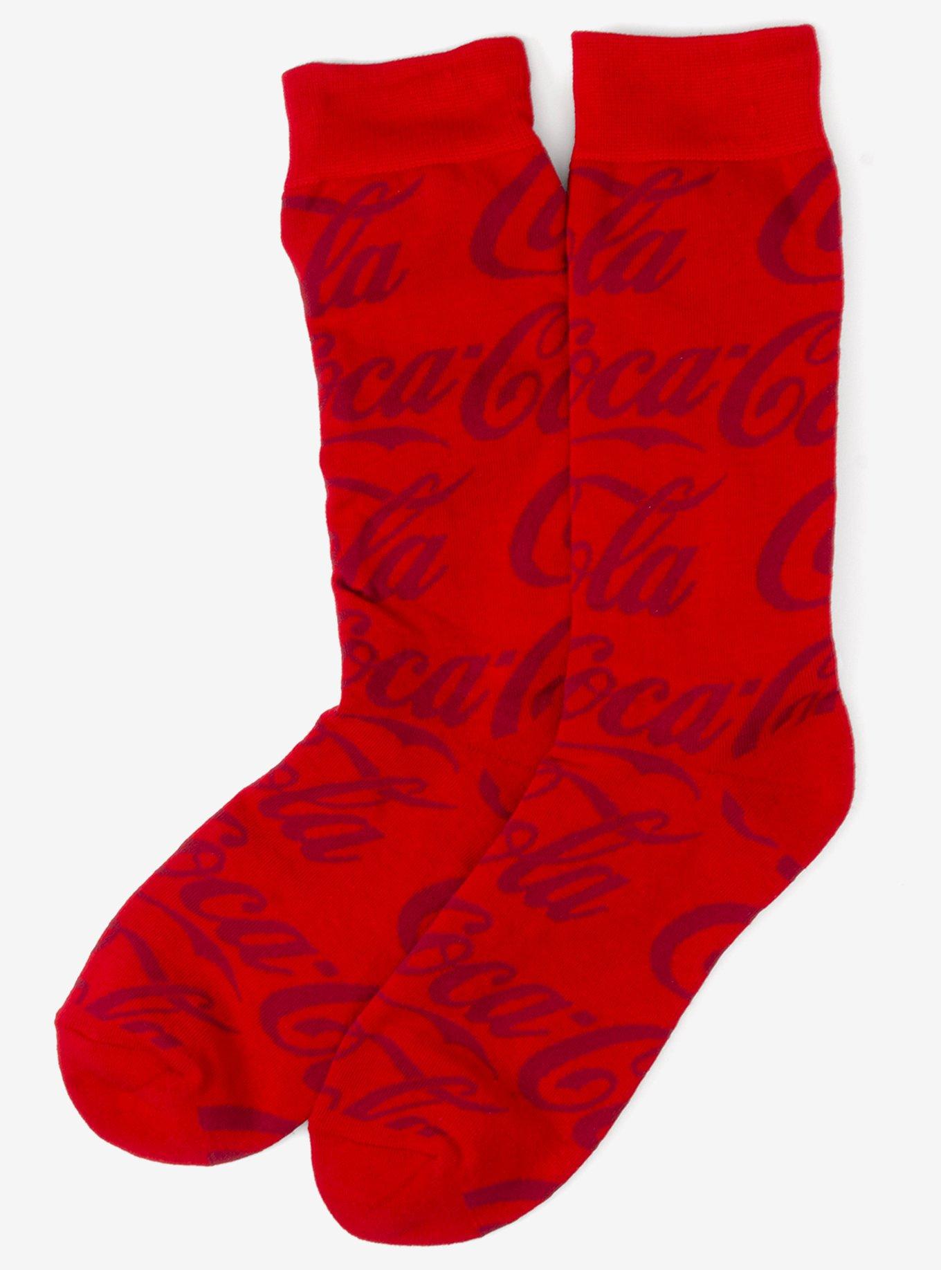 Coca-Cola Red Logo Dress Socks, , hi-res