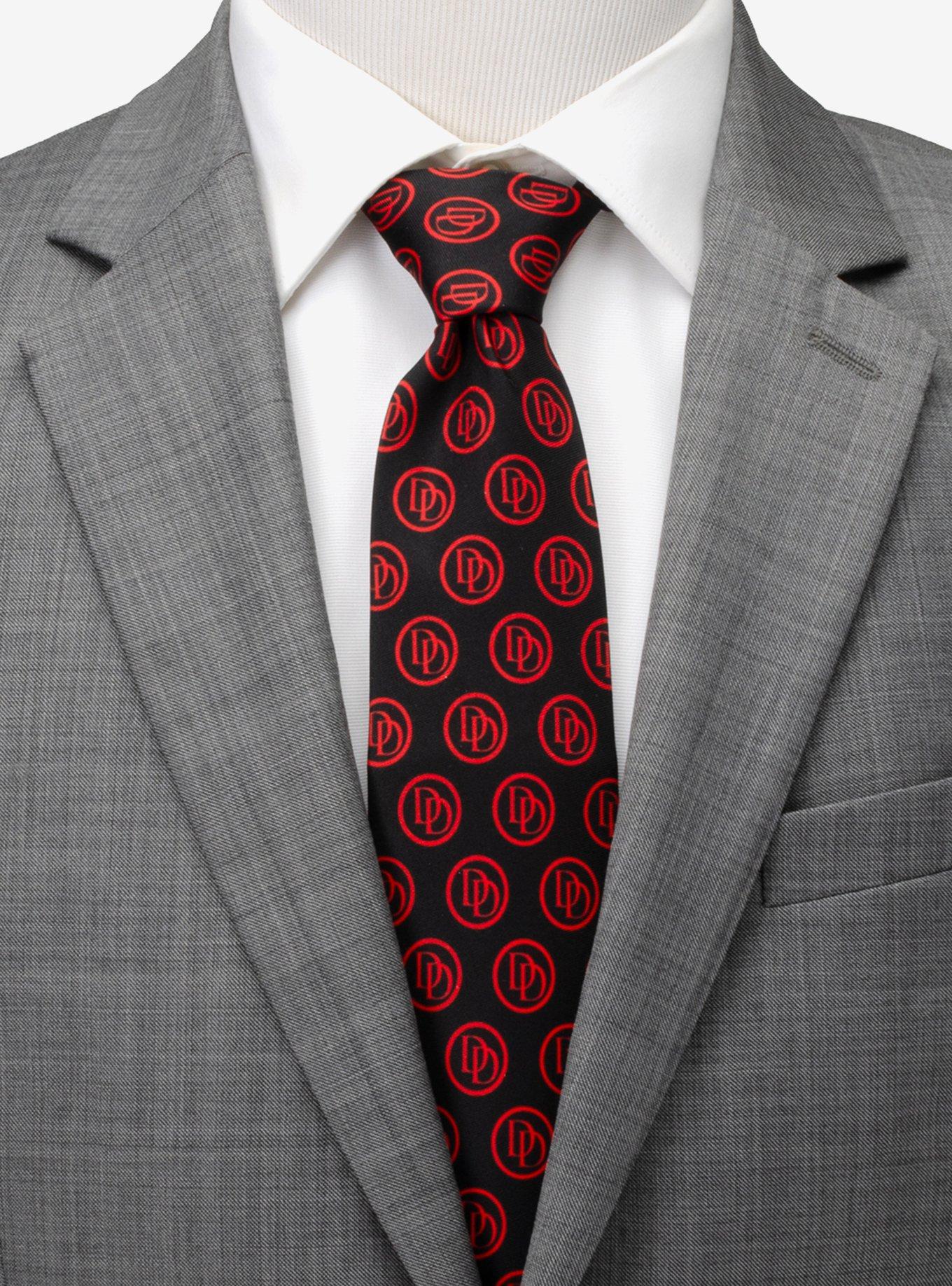 Marvel Daredevil Black Men's Tie, , hi-res