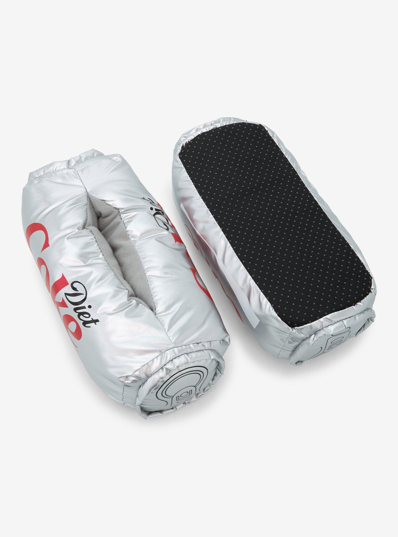 Diet Coke Metallic Plush Slippers, MULTI, alternate