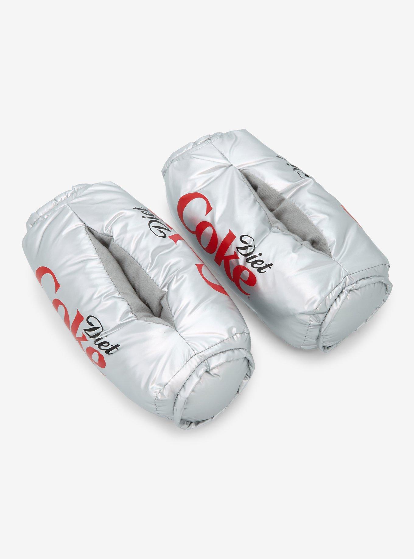 Diet Coke Metallic Plush Slippers, MULTI, alternate
