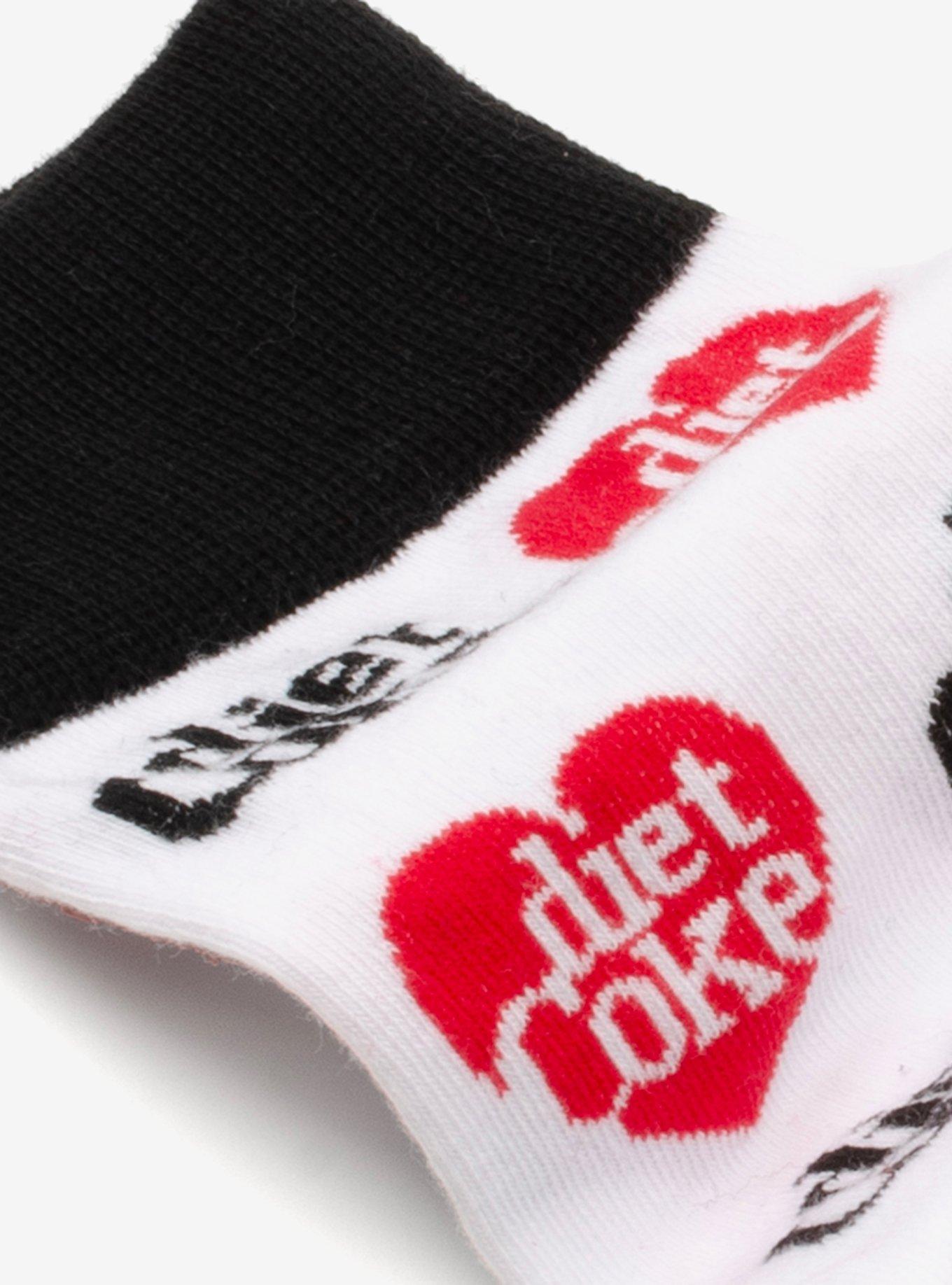 Diet Coke White Dress Socks, , alternate