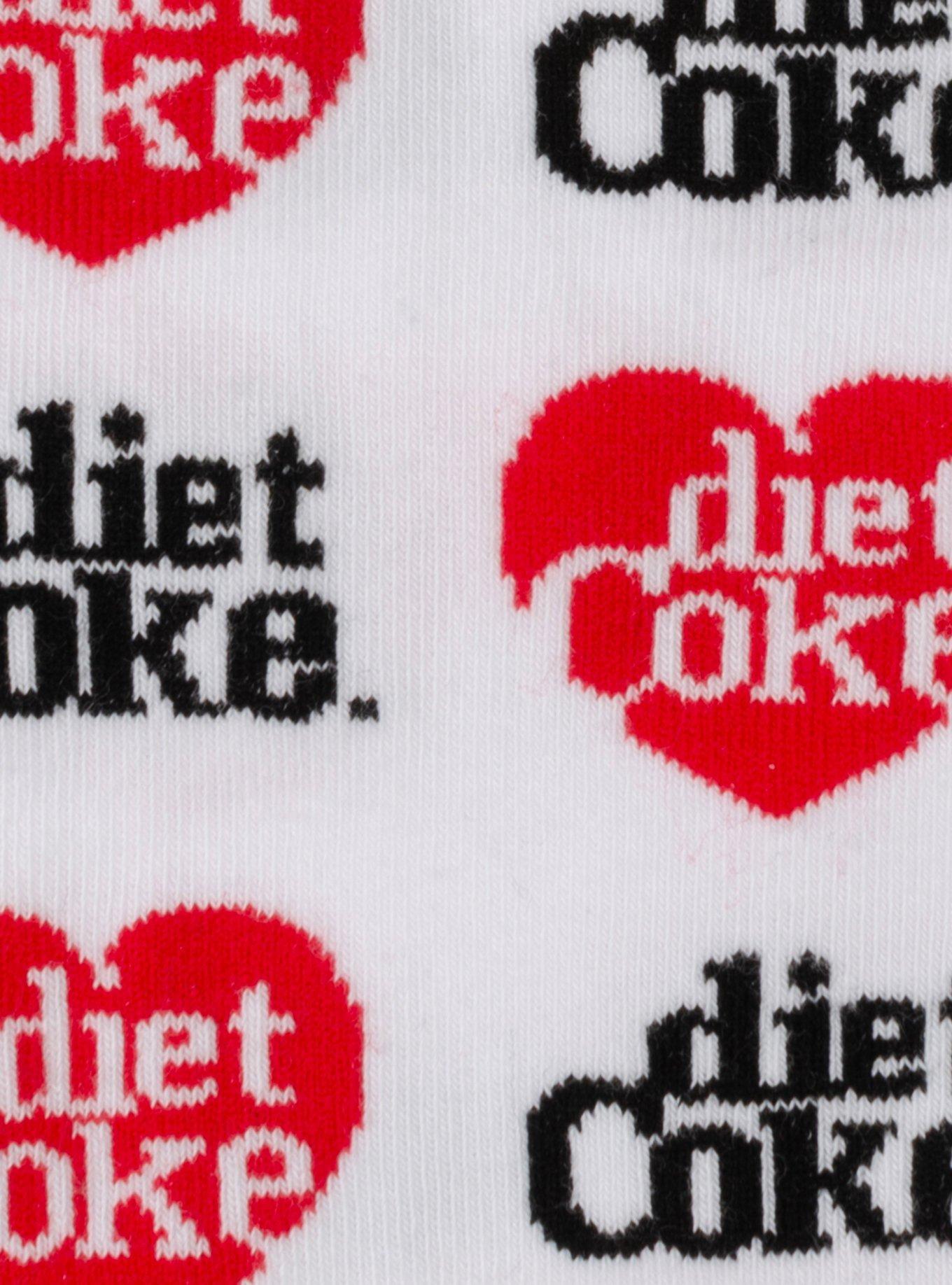Diet Coke White Dress Socks, , alternate