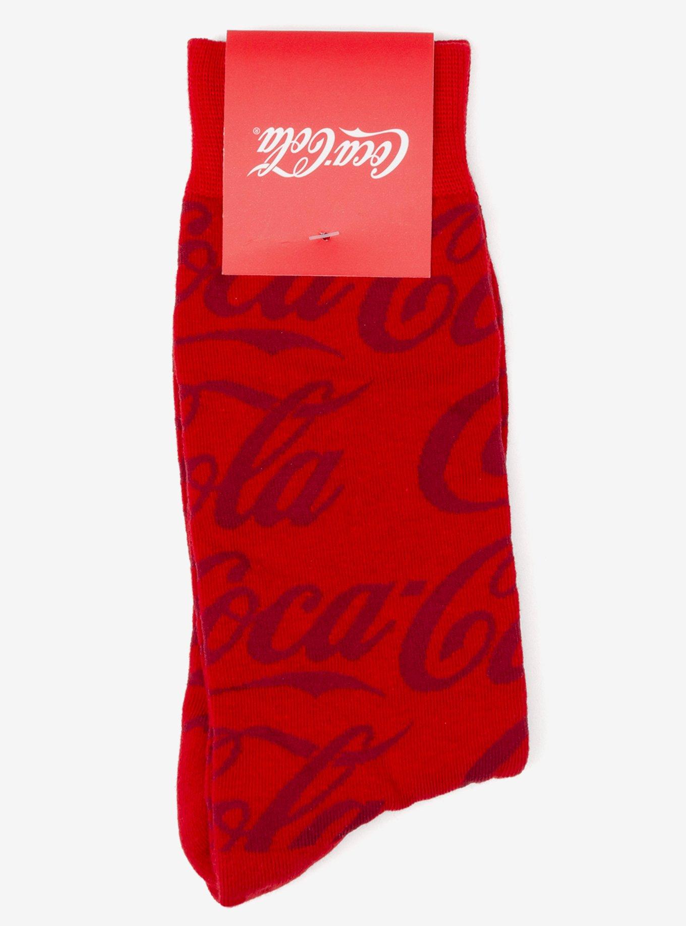 Coca-Cola Red Logo Dress Socks, , alternate