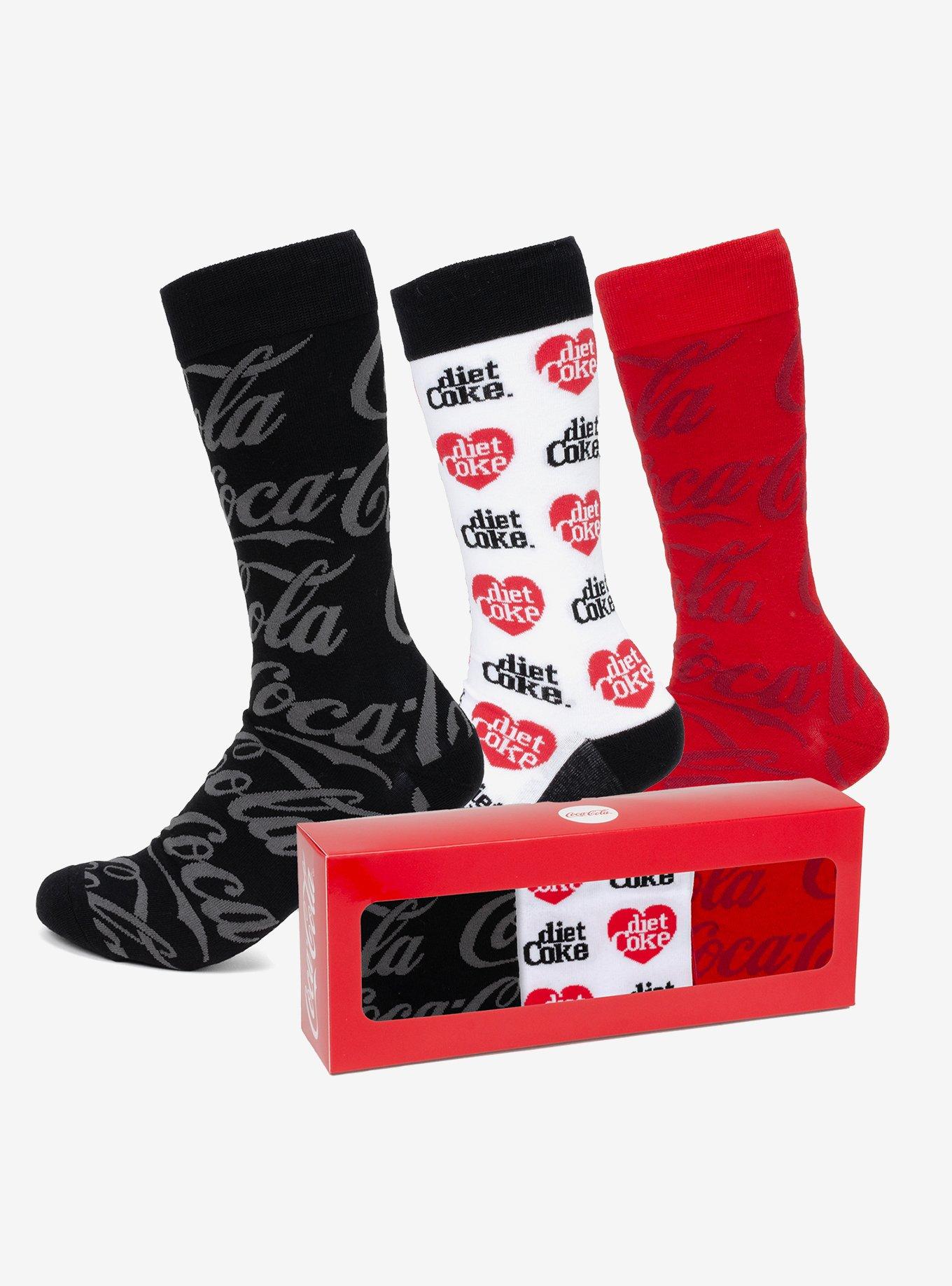 Coca-Cola 3-Pair Sock Set, , hi-res
