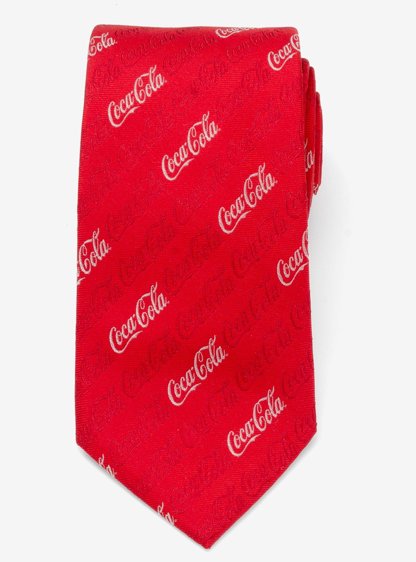 Coca-Cola Logo Red Men's Tie, , alternate