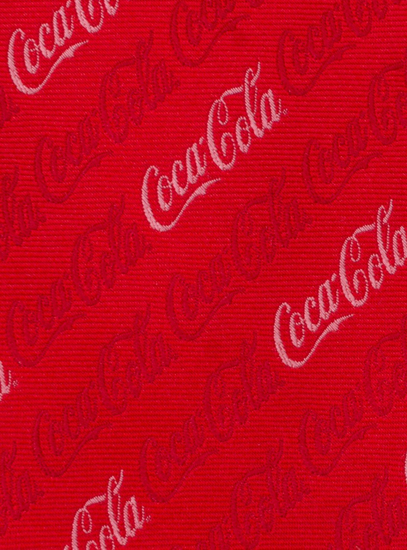Coca-Cola Logo Red Men's Tie, , alternate