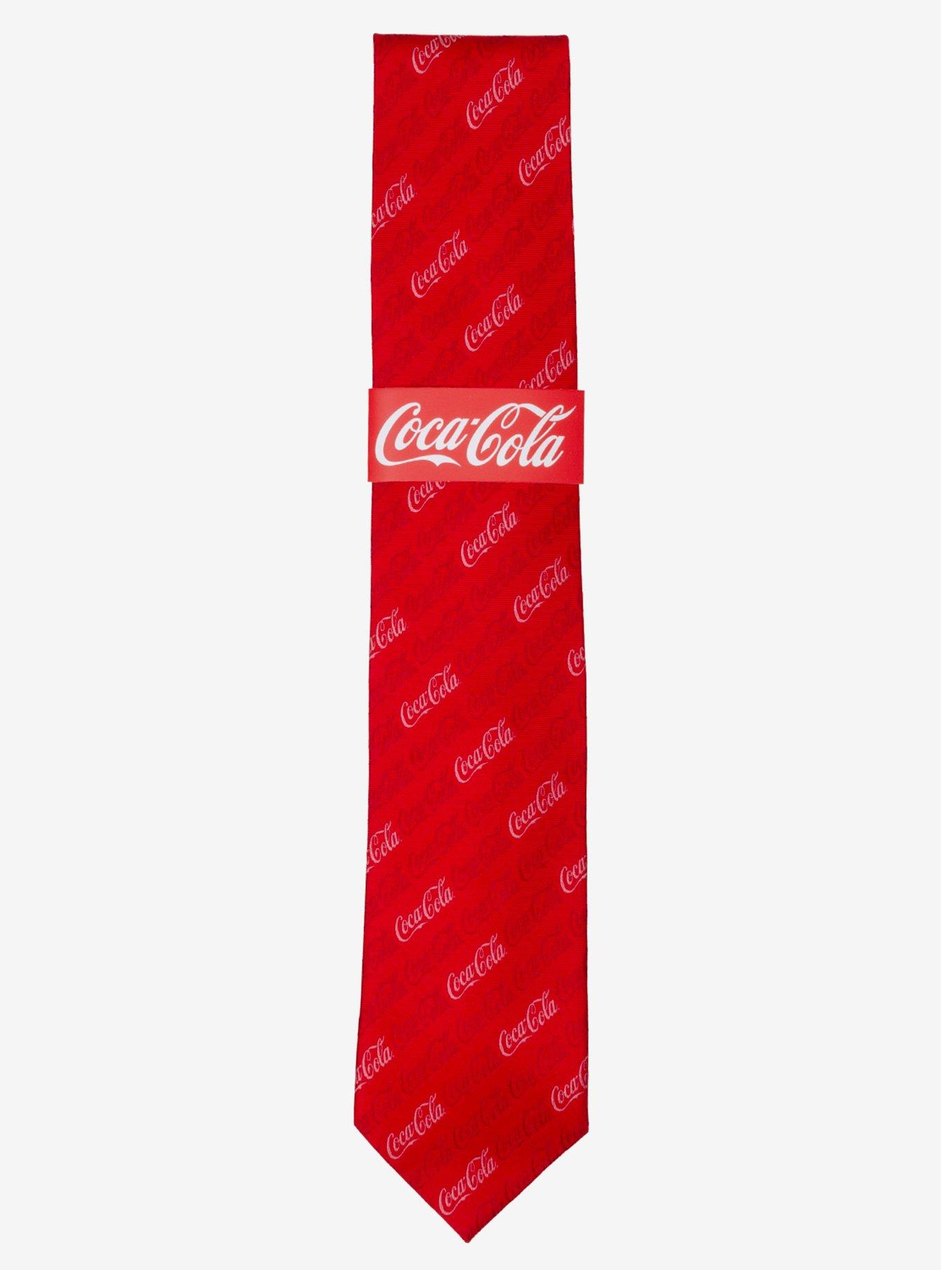 Coca-Cola Logo Red Men's Tie, , alternate
