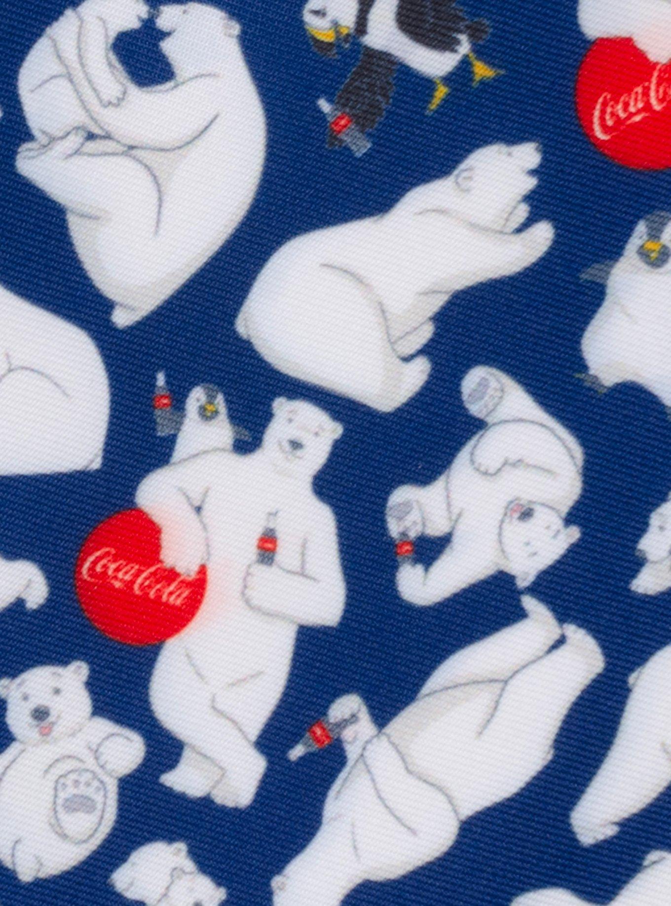 Coca-Cola Polar Bear Navy Blue Men's Tie, , alternate