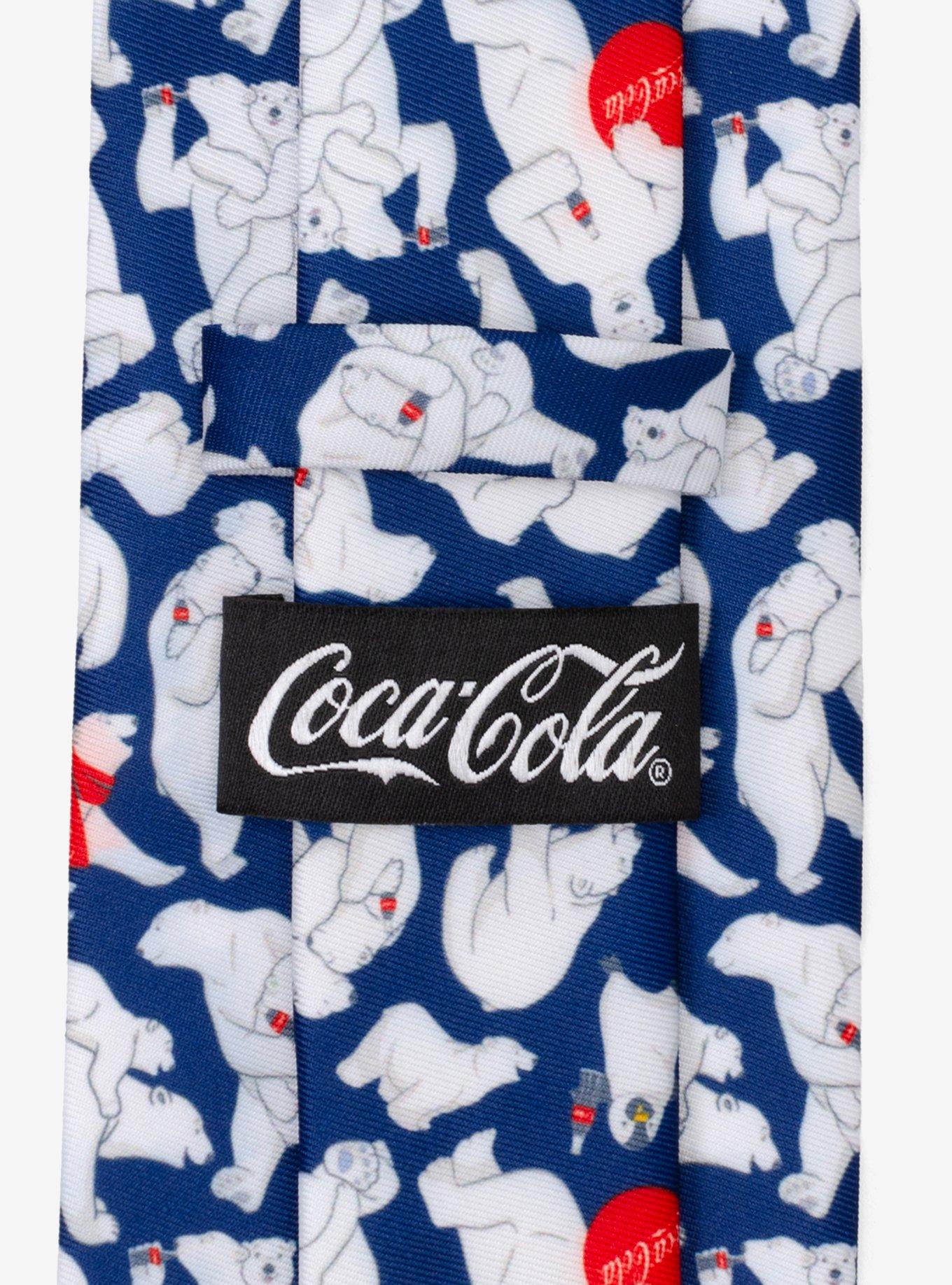 Coca-Cola Polar Bear Navy Blue Men's Tie, , alternate