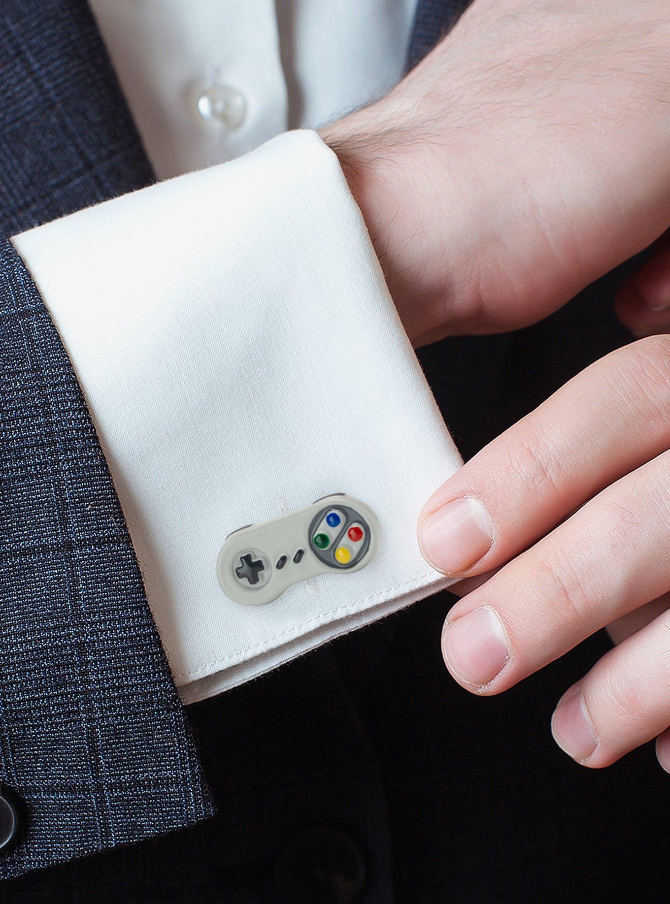 3D Vintage Game Controller Cufflinks, , hi-res