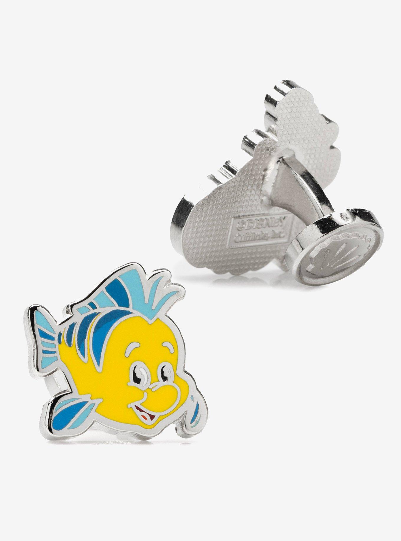 Disney The Little Mermaid Flounder & Sebastian Cufflinks, , alternate