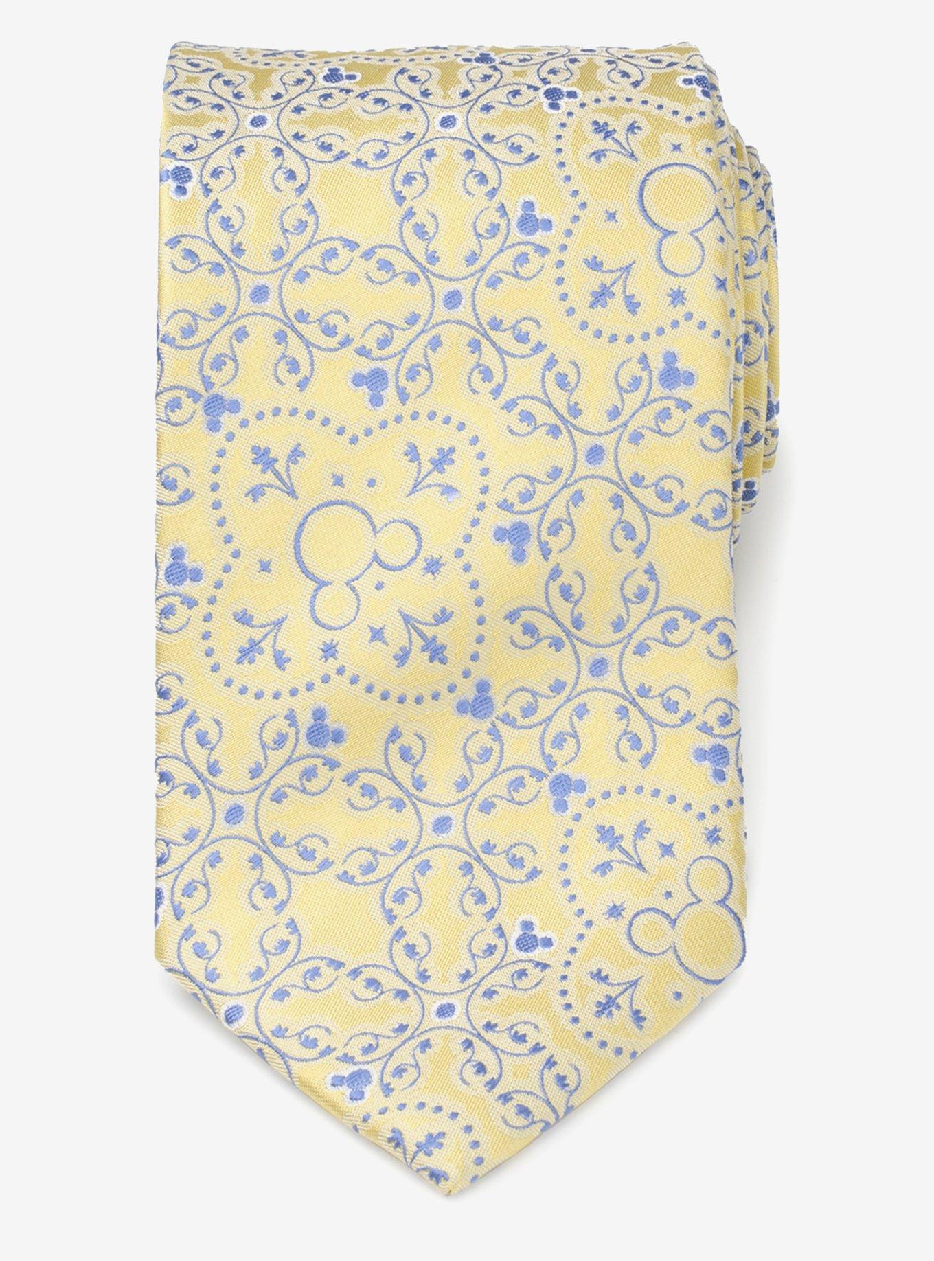 Disney Mickey Mouse Yellow Multi Men's Tie, , alternate