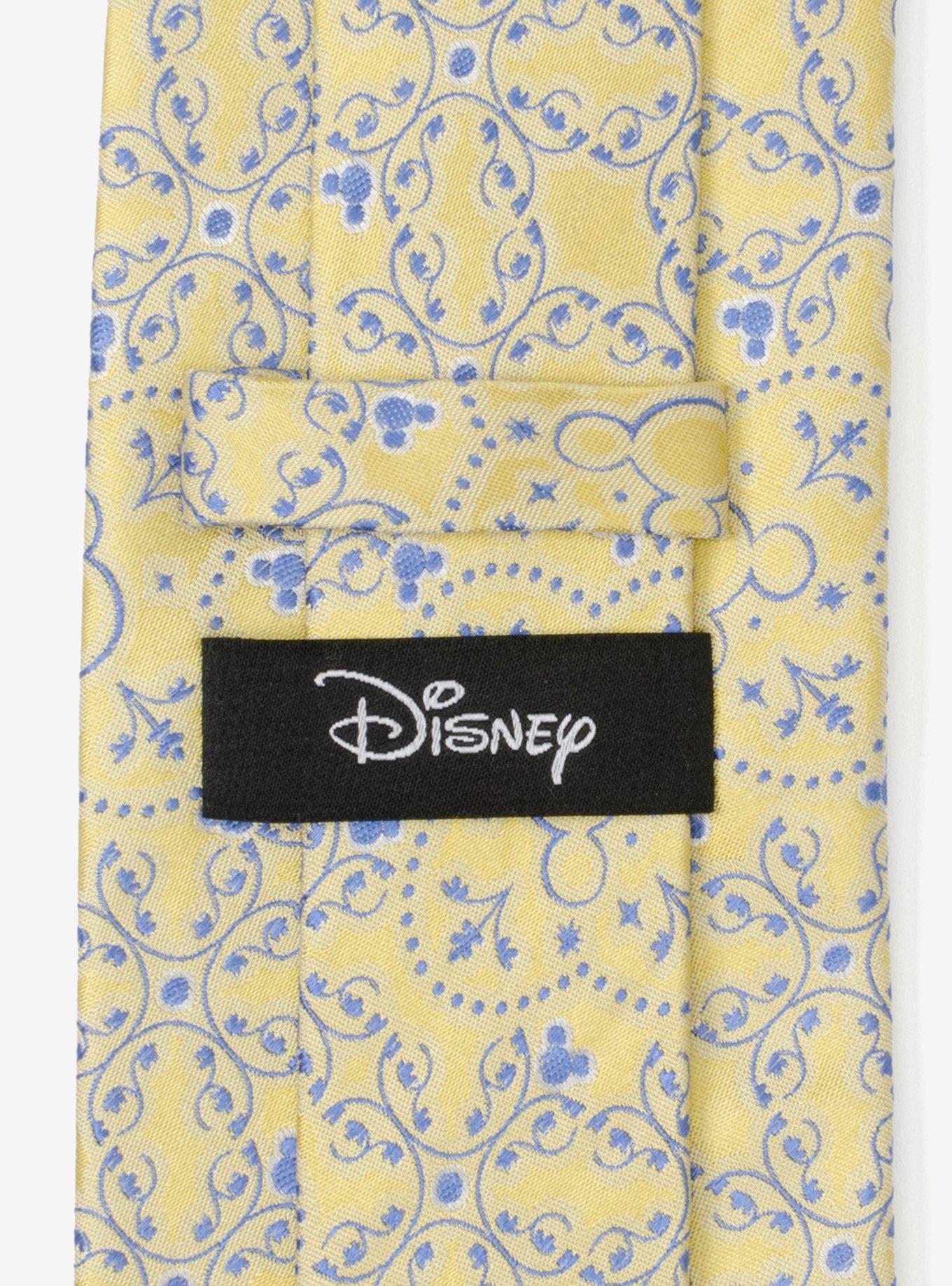 Disney Mickey Mouse Yellow Multi Men's Tie, , alternate