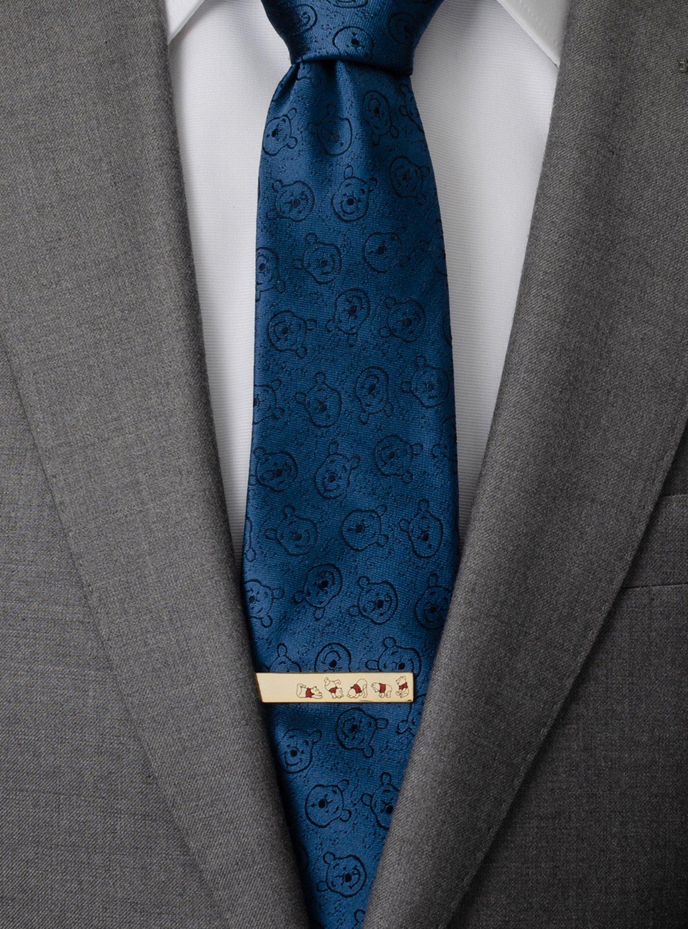 Disney Winnie The Pooh Hidden Message Tie Bar, , hi-res