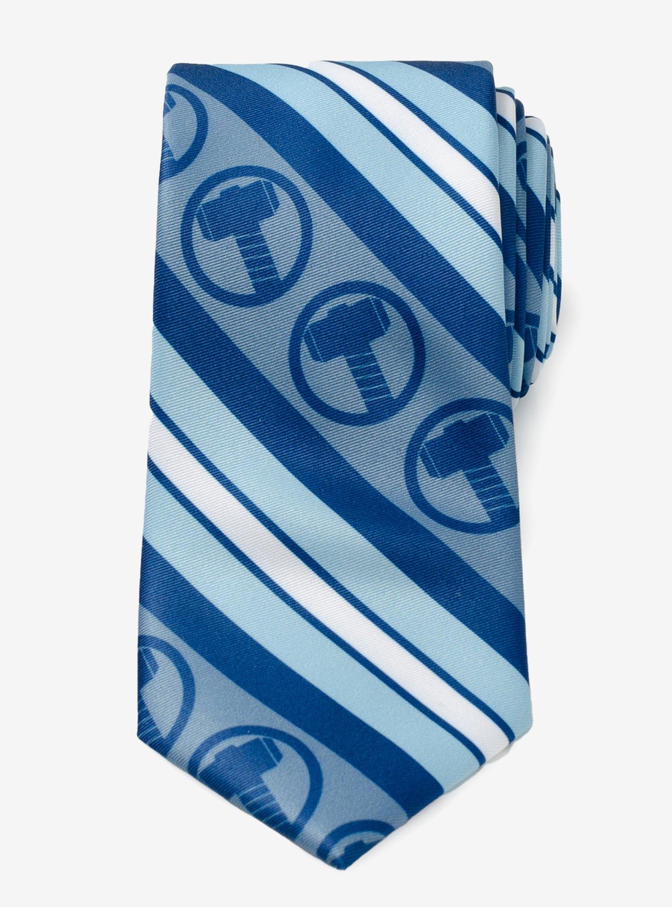 Marvel Thor Blue Striped Men's Tie, , alternate
