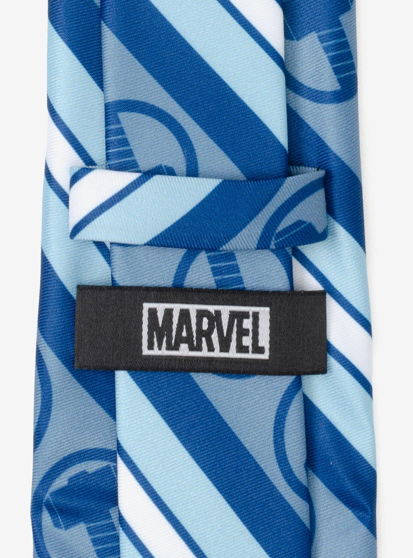Marvel Thor Blue Striped Men's Tie, , alternate