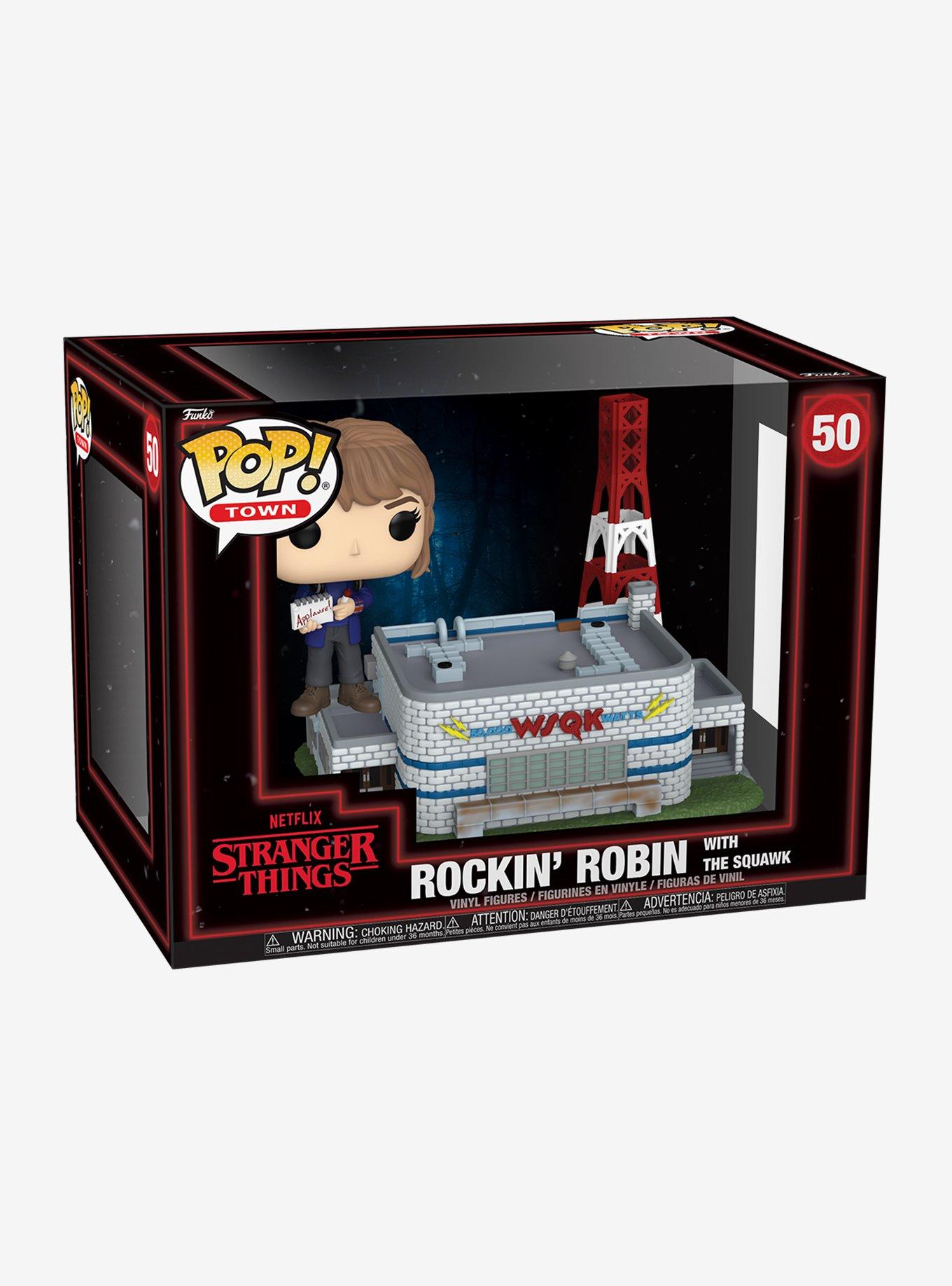 Funko Stranger Things Pop! Town Rockin&rsquo; Robin With The Squawk Vinyl Figure Set, , hi-res