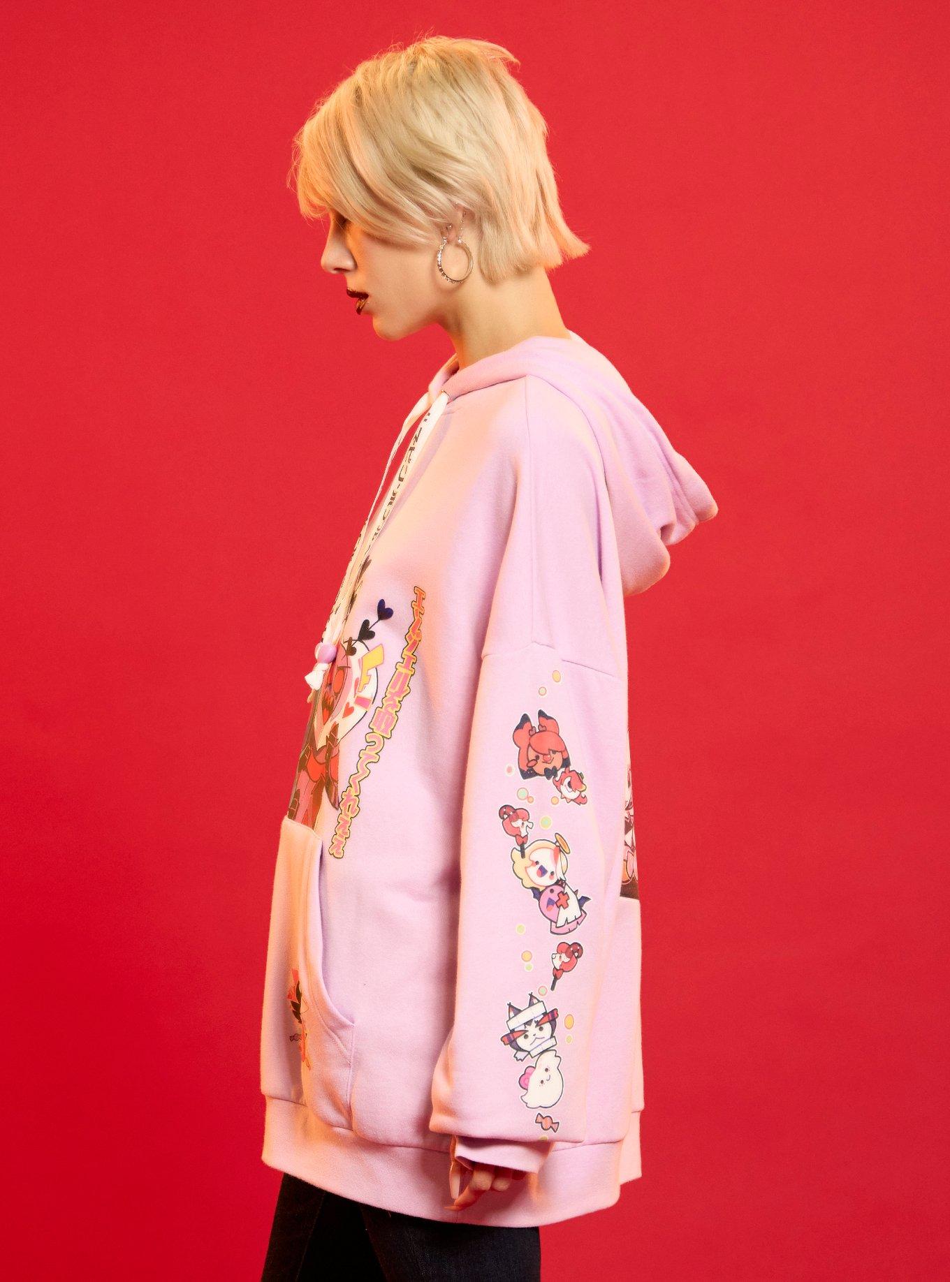 Hazbin Hotel The Vees Arcade Oversized Hoodie, MULTI, alternate