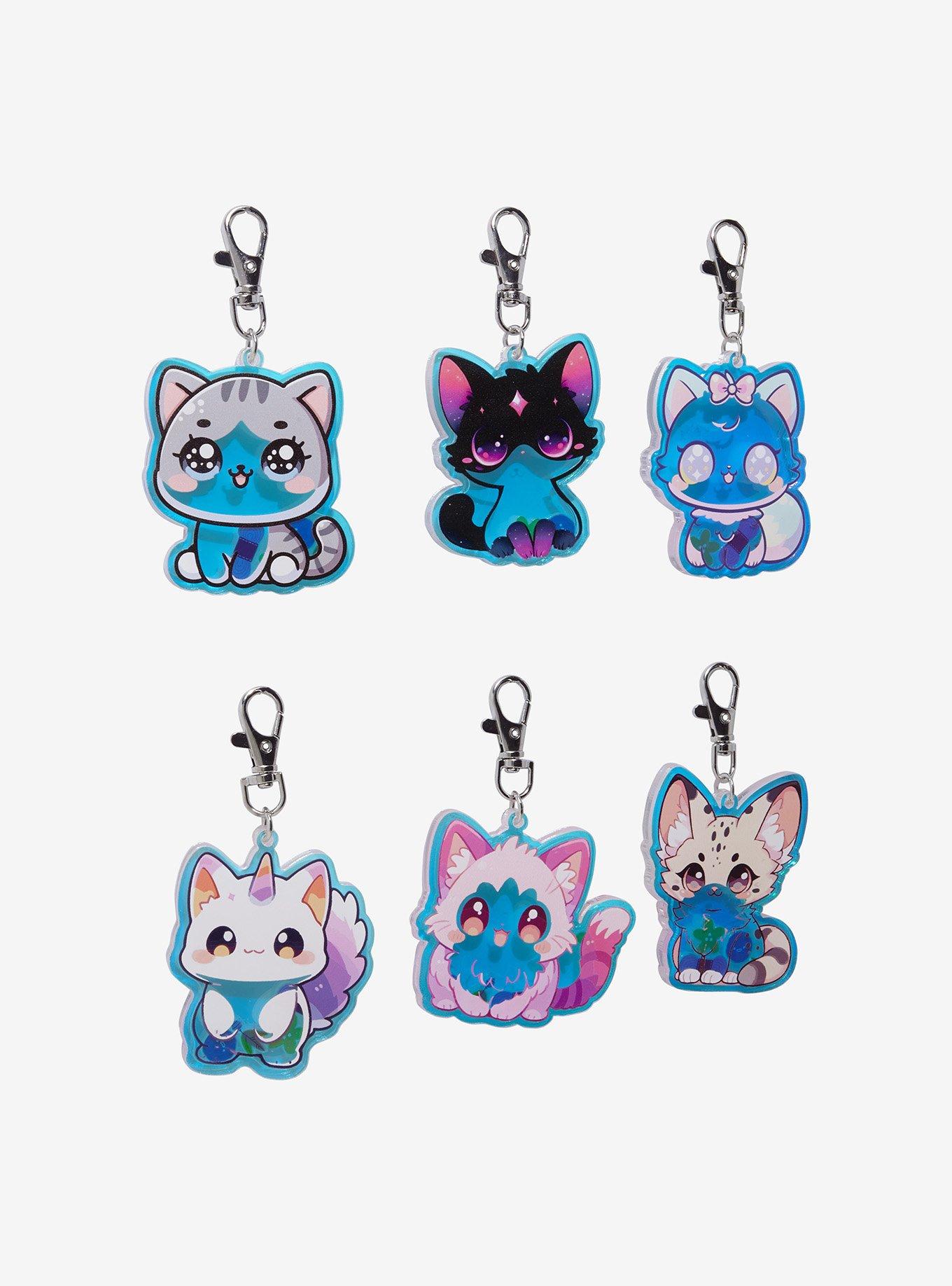 Meowgic Iridescent Blind Box Shaker Key Chain, , hi-res