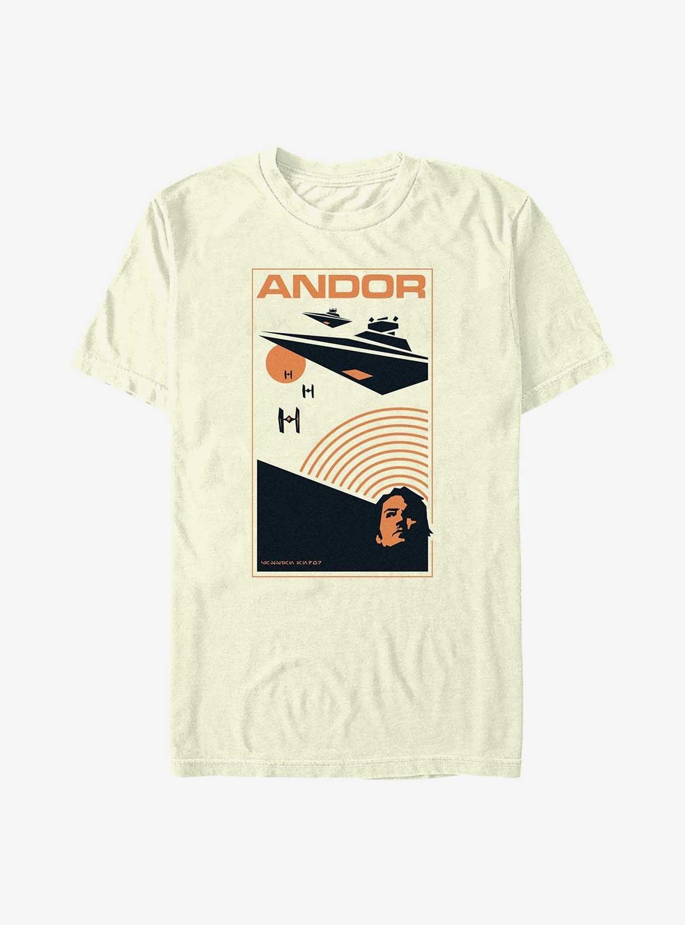 Star Wars: Andor Space Poster T-Shirt, NATURAL, alternate