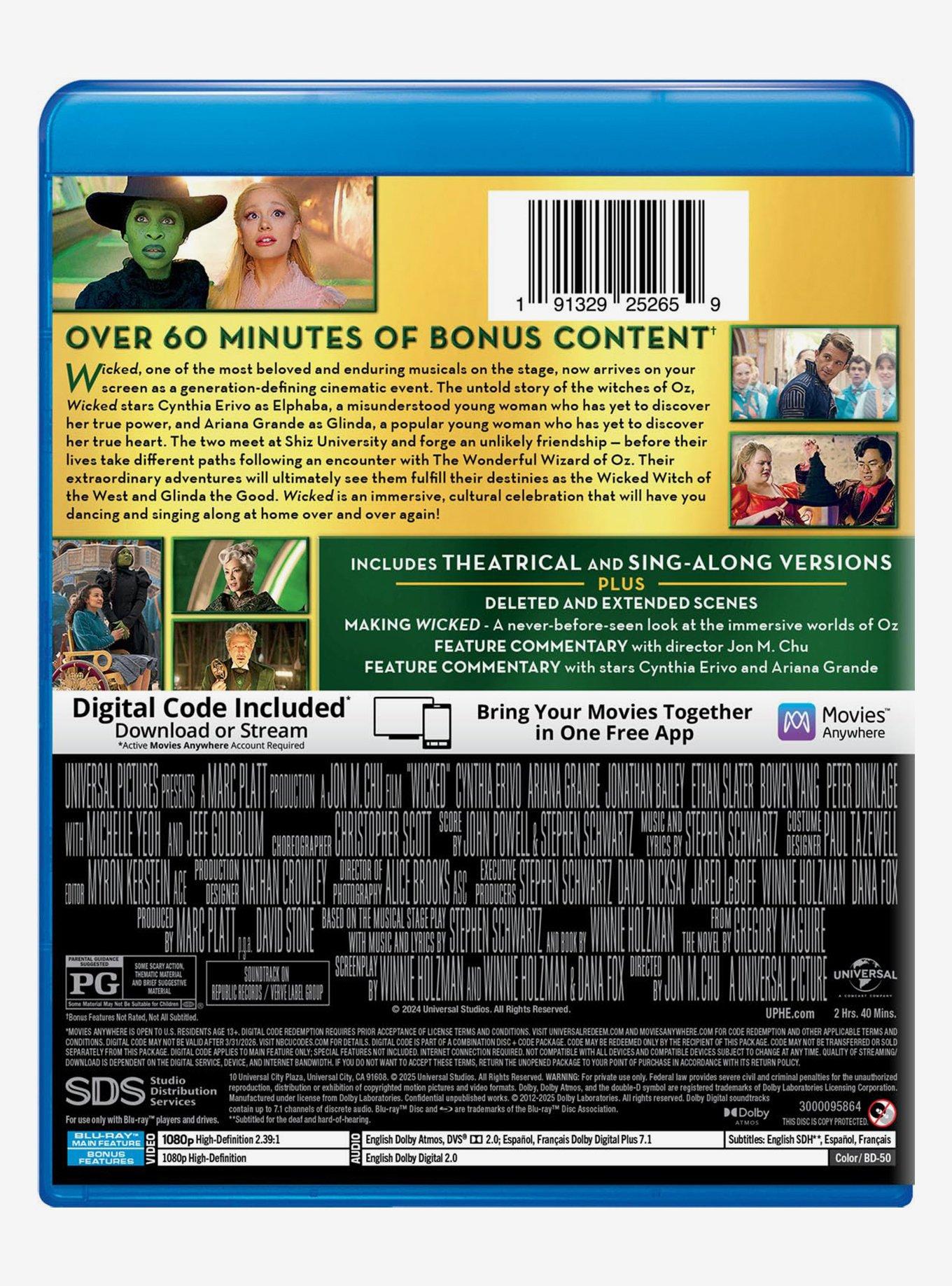 Wicked Blu-Ray, , alternate