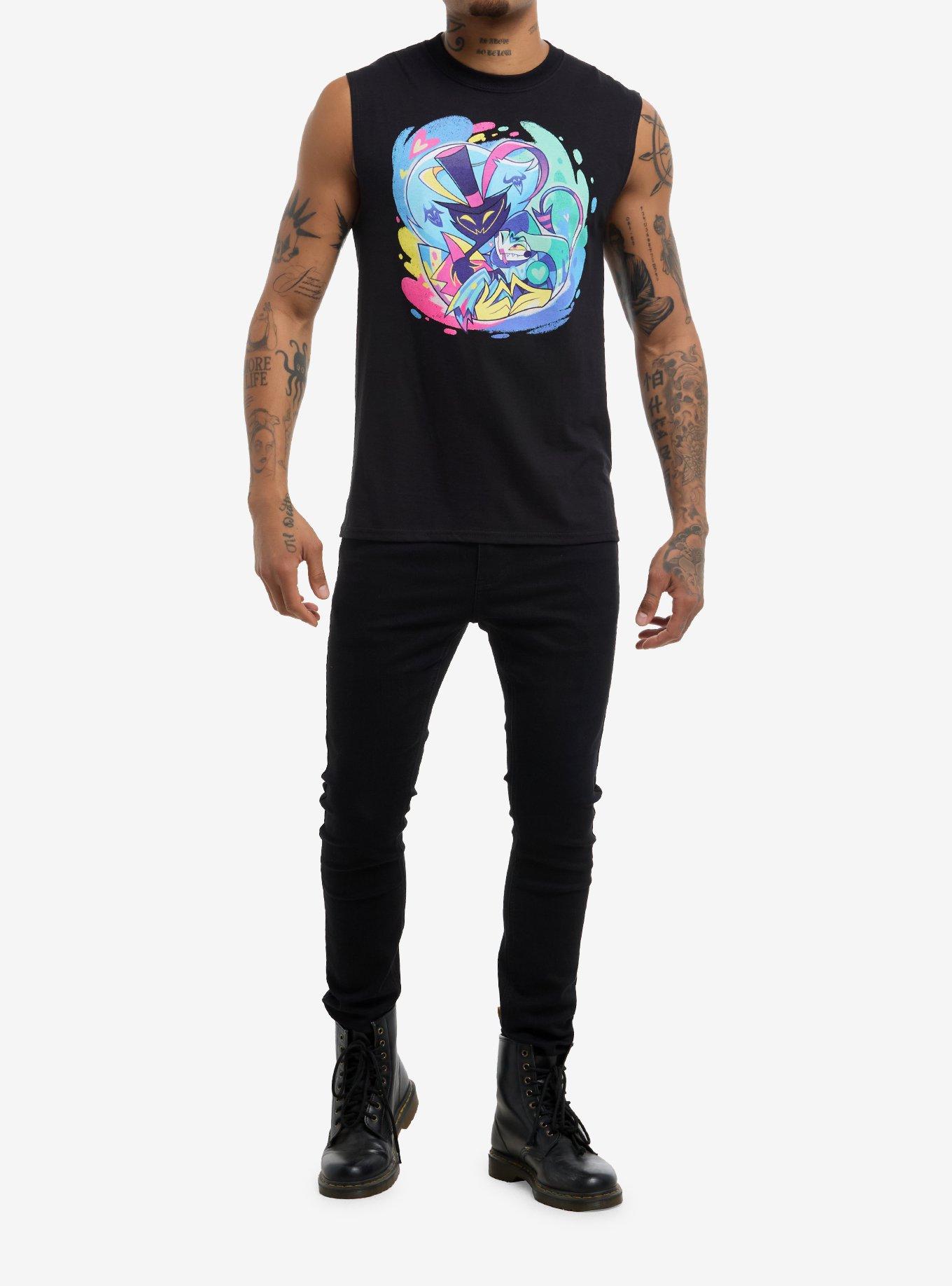 Helluva Boss Fizzarolli & Asmodeus Muscle Tank Top Hot Topic Exclusive, , hi-res