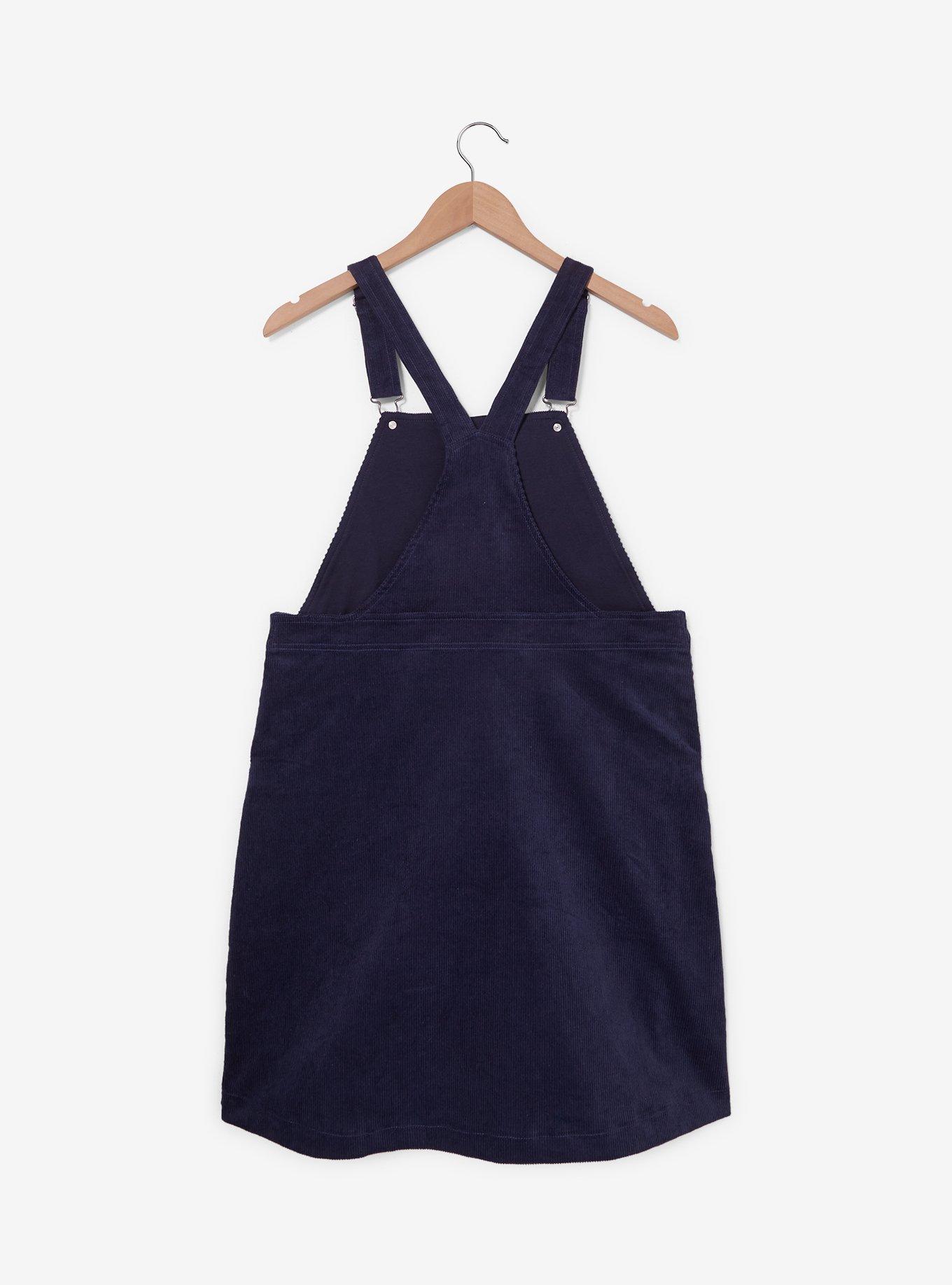 Peanuts Snoopy Fall Corduroy Overall Dress, , hi-res