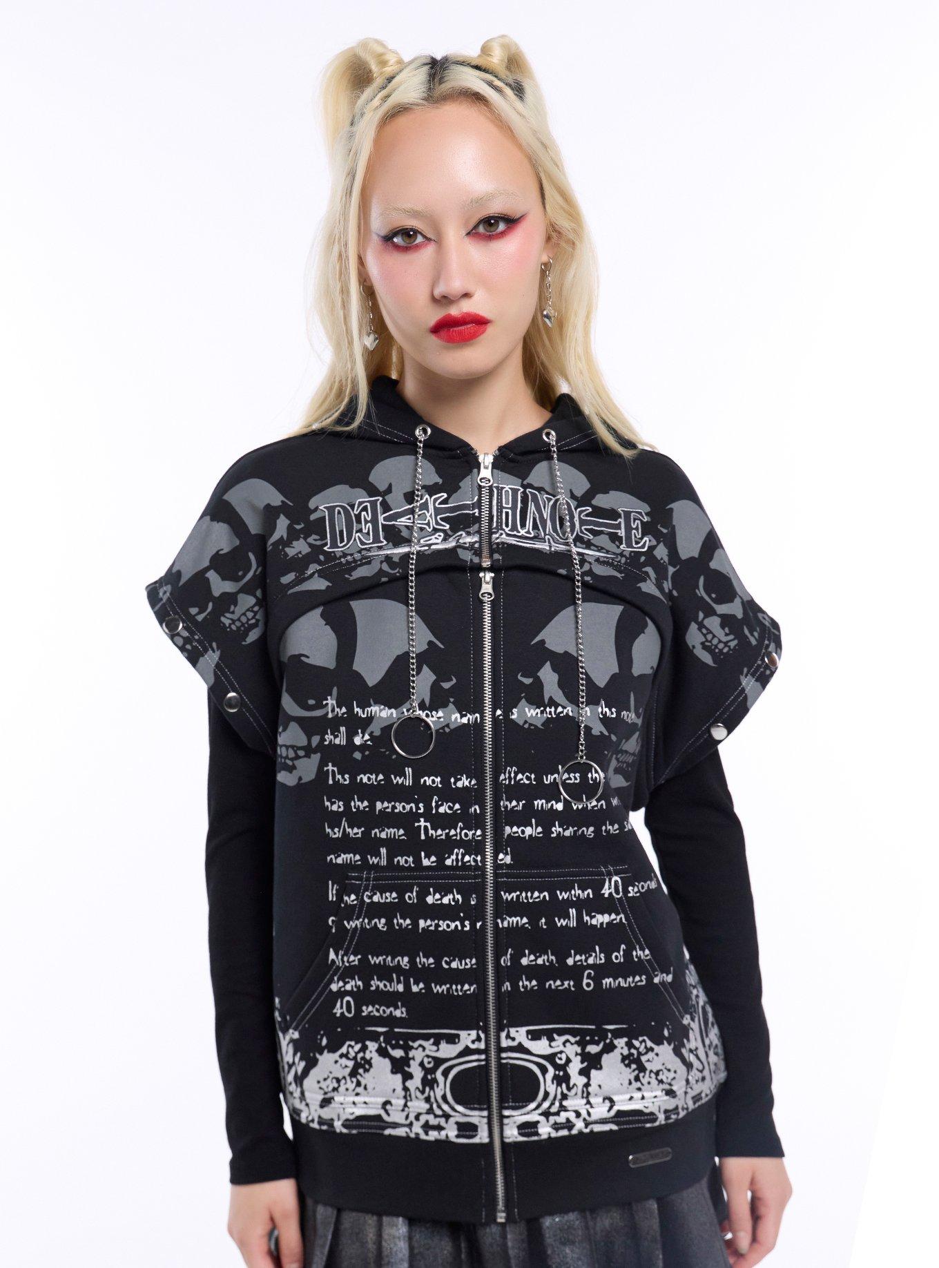 Death Note Multi-Convertible Girls Hoodie, , alternate