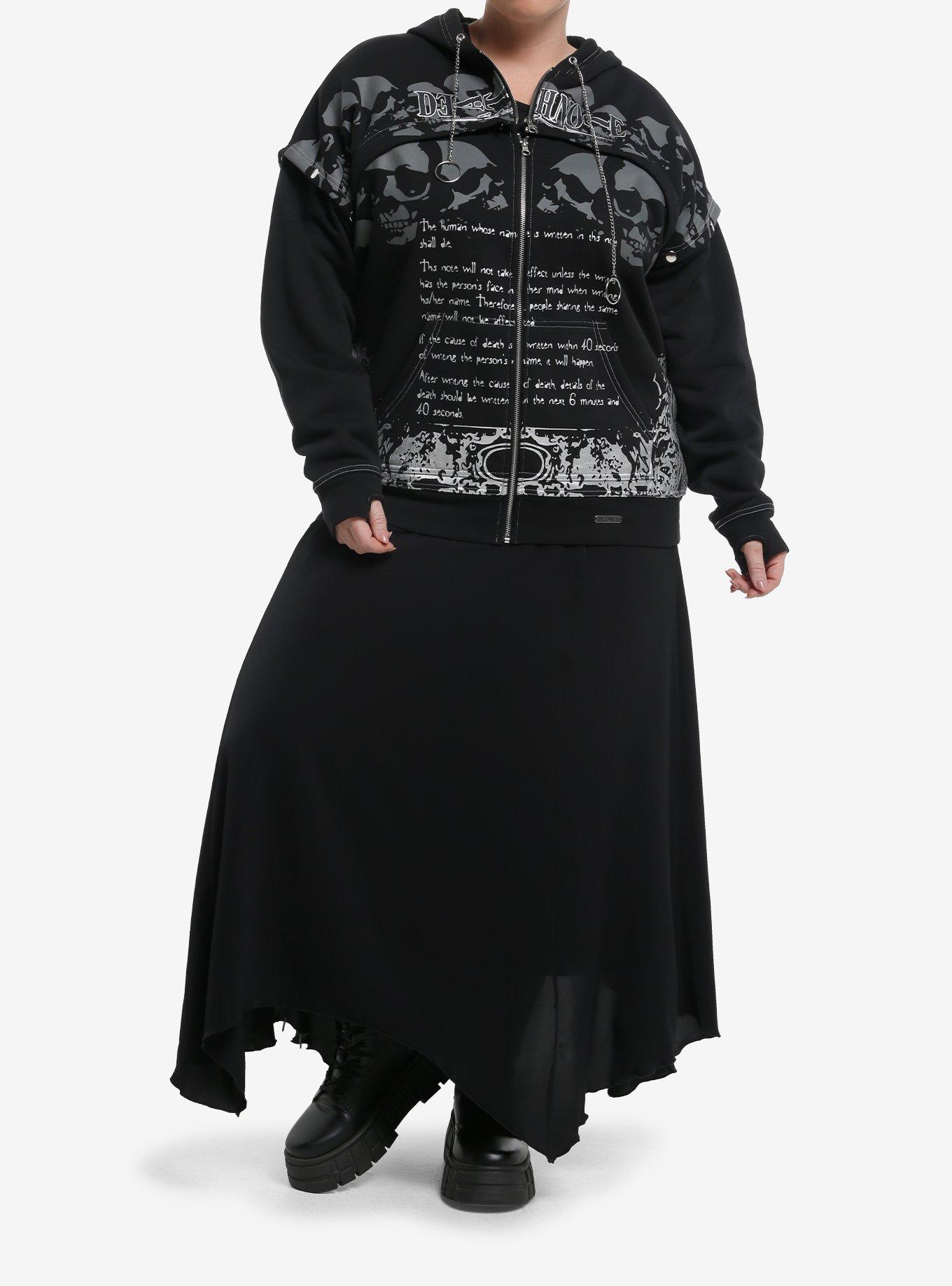 Death Note Multi-Convertible Girls Hoodie Plus Size, , hi-res