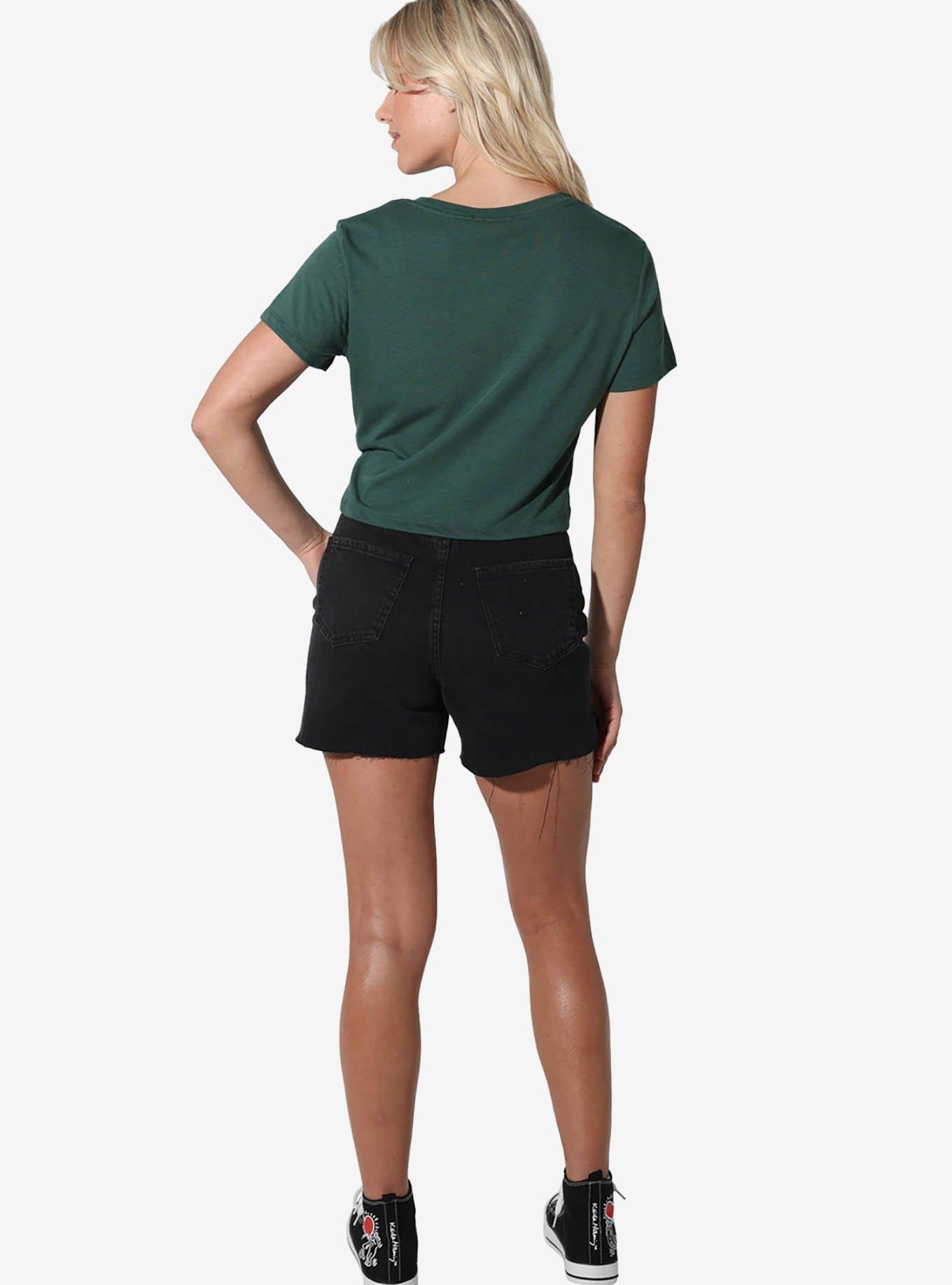 SpongeBob SquarePants Patrick Star "Lucky" Clover Premium Triblend Women's Crop Top, , hi-res