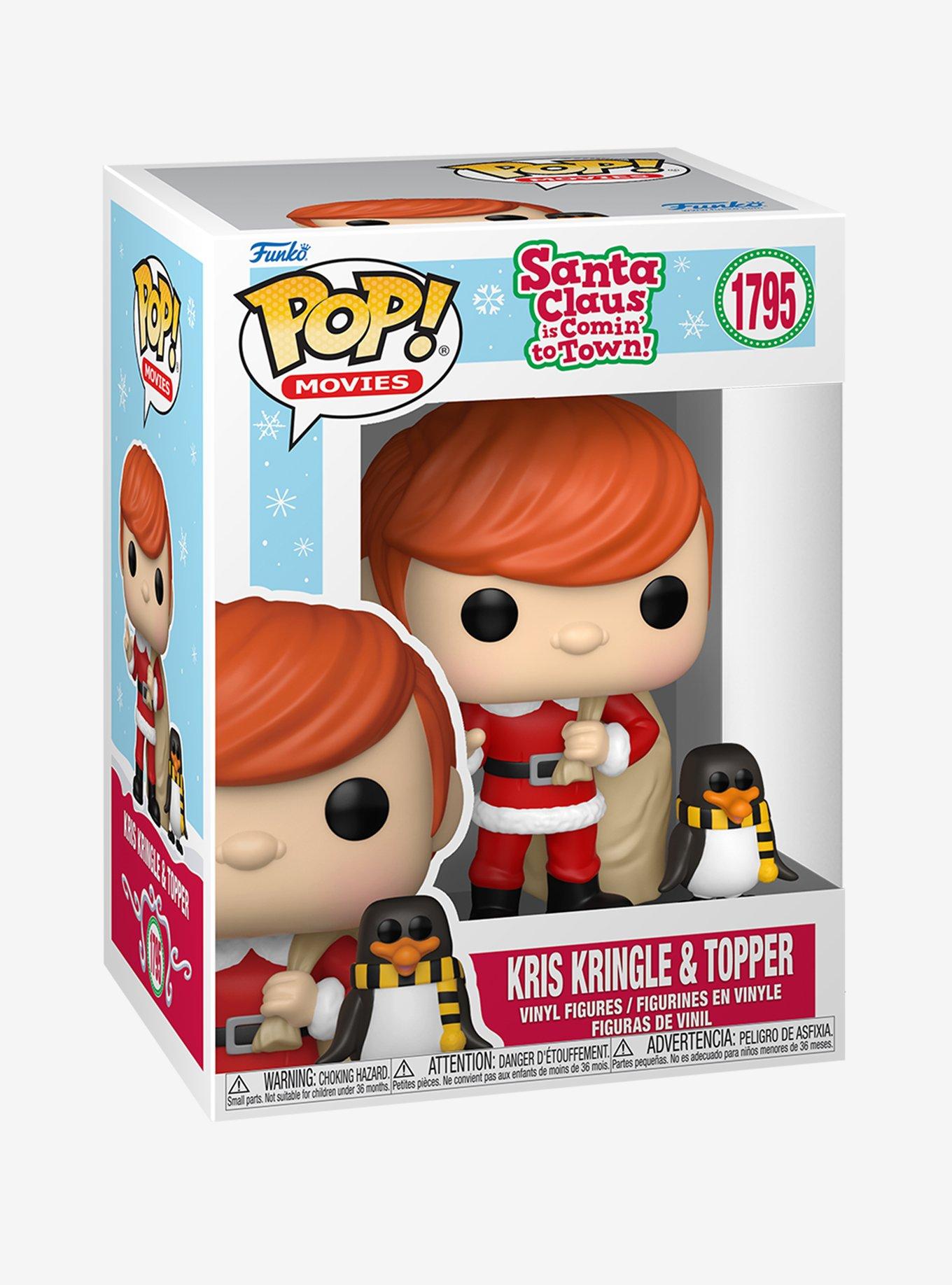 Funko Santa Claus Is Comin’ to Town Pop! Movies Kris Kringle & Topper Vinyl Figures, , hi-res