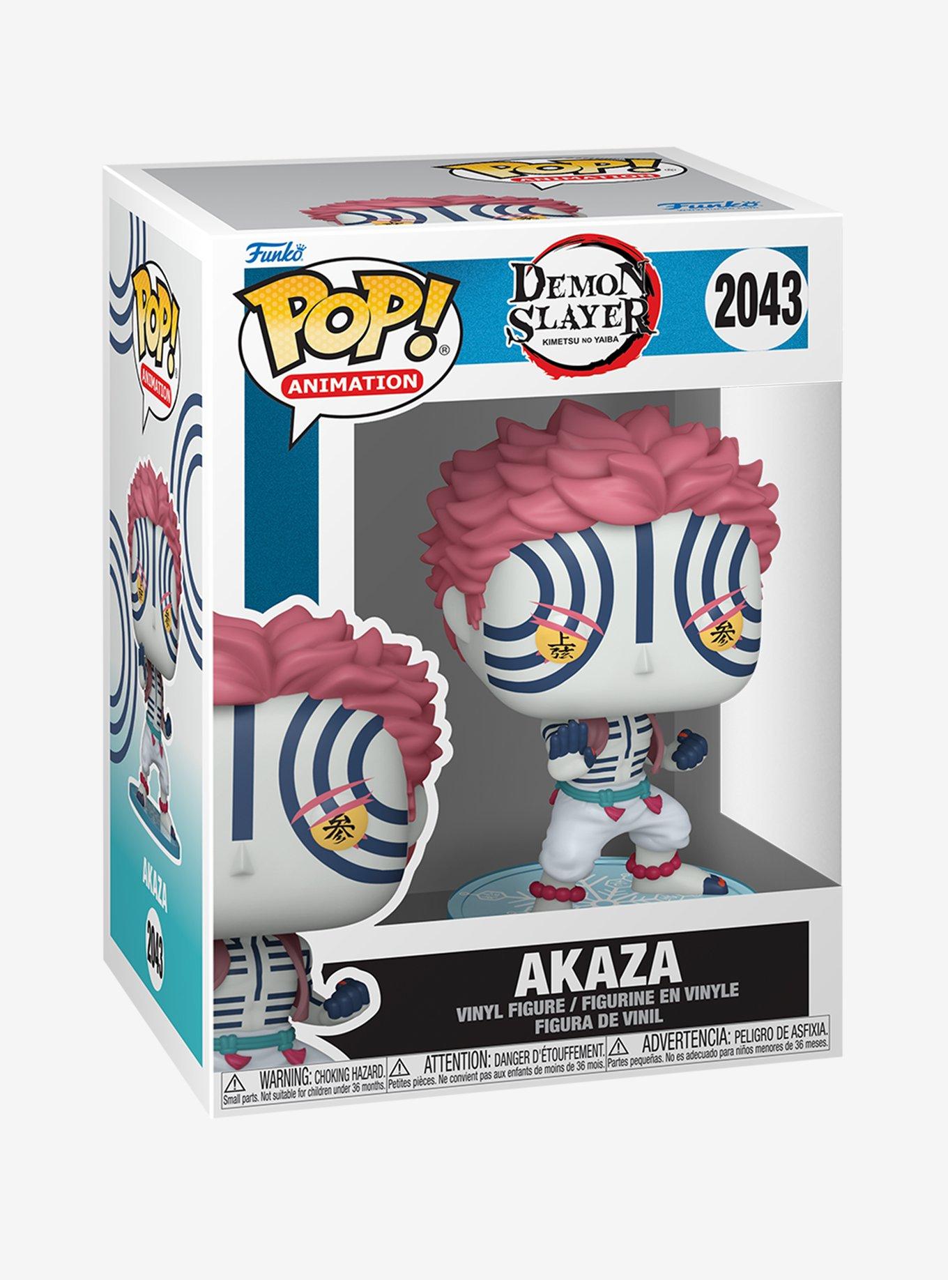 Funko Demon Slayer: Kimetsu No Yaiba Pop! Animation Akaza Vinyl Figure, , hi-res