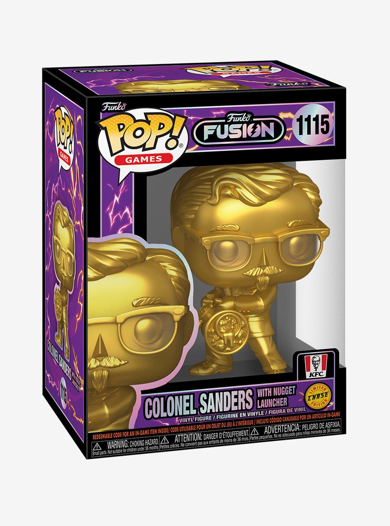 Funko Fusion Pop! Games Colonel Sanders With Nugget Launcher Vinyl Figure, , alternate