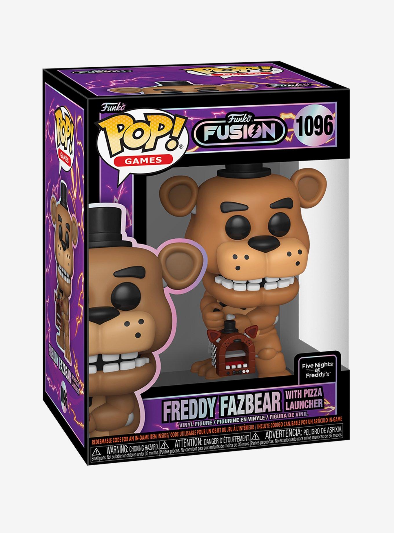 Funko Fusion Pop! Games Freddy Fazbear With Pizza Launcher Vinyl Figure, , alternate